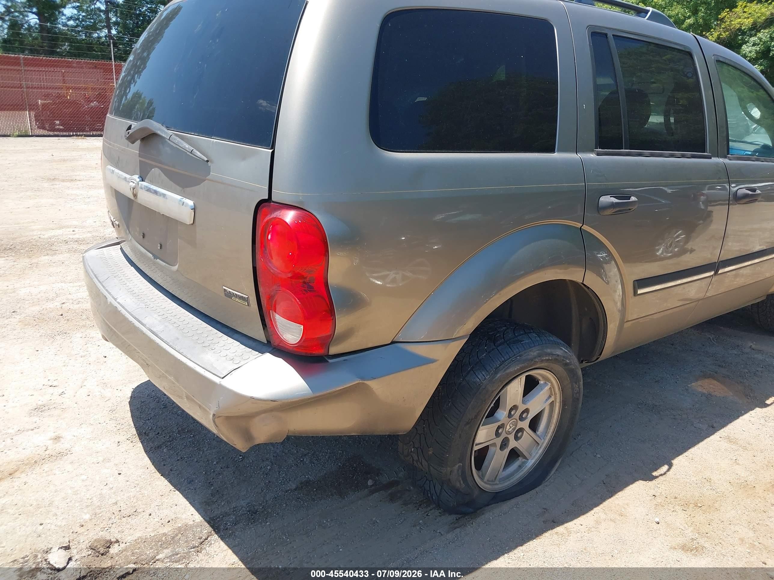 2007 Dodge Durango Slt Tan vin: 1D8HD48P37F507905