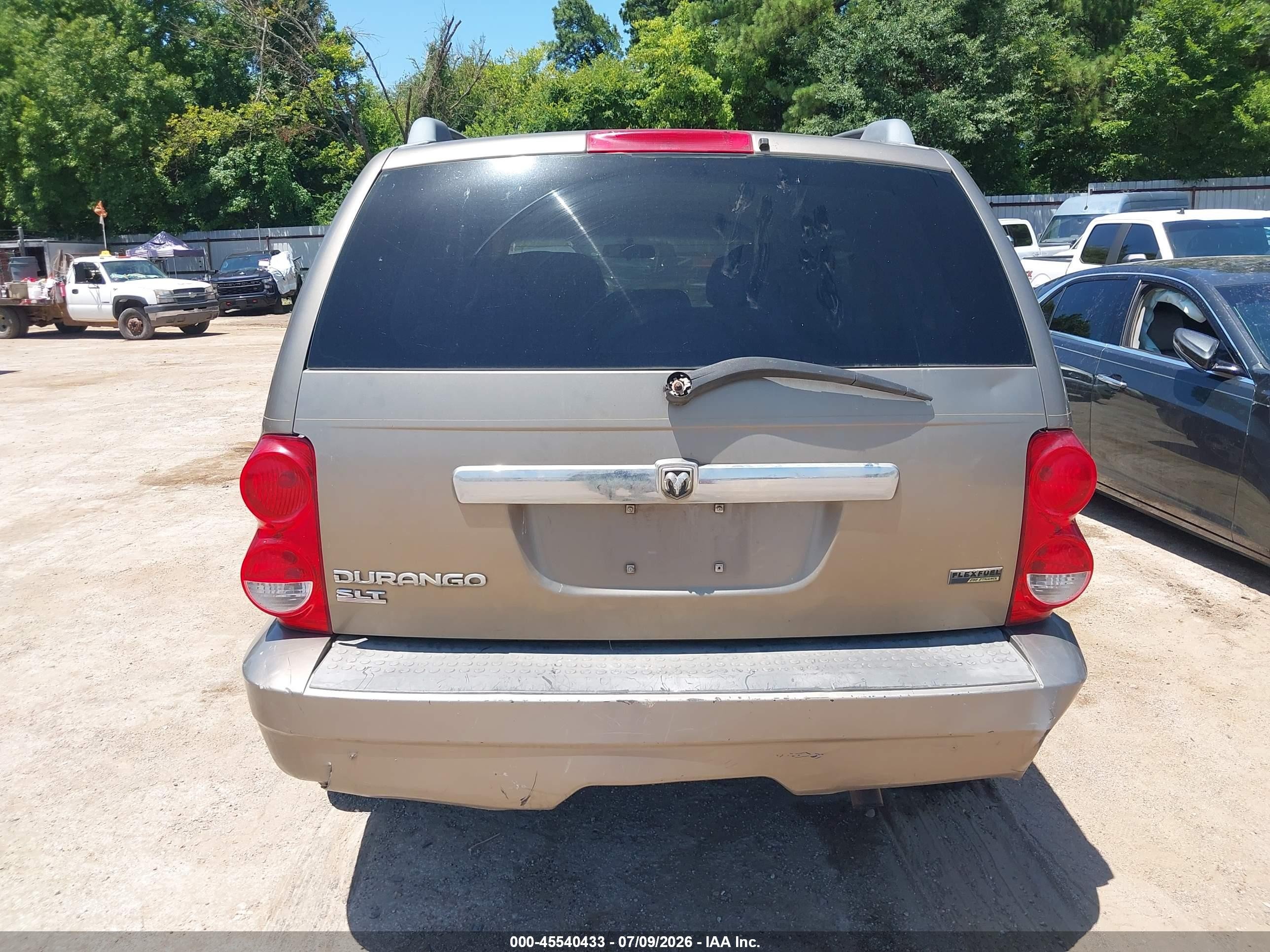 2007 Dodge Durango Slt Tan vin: 1D8HD48P37F507905