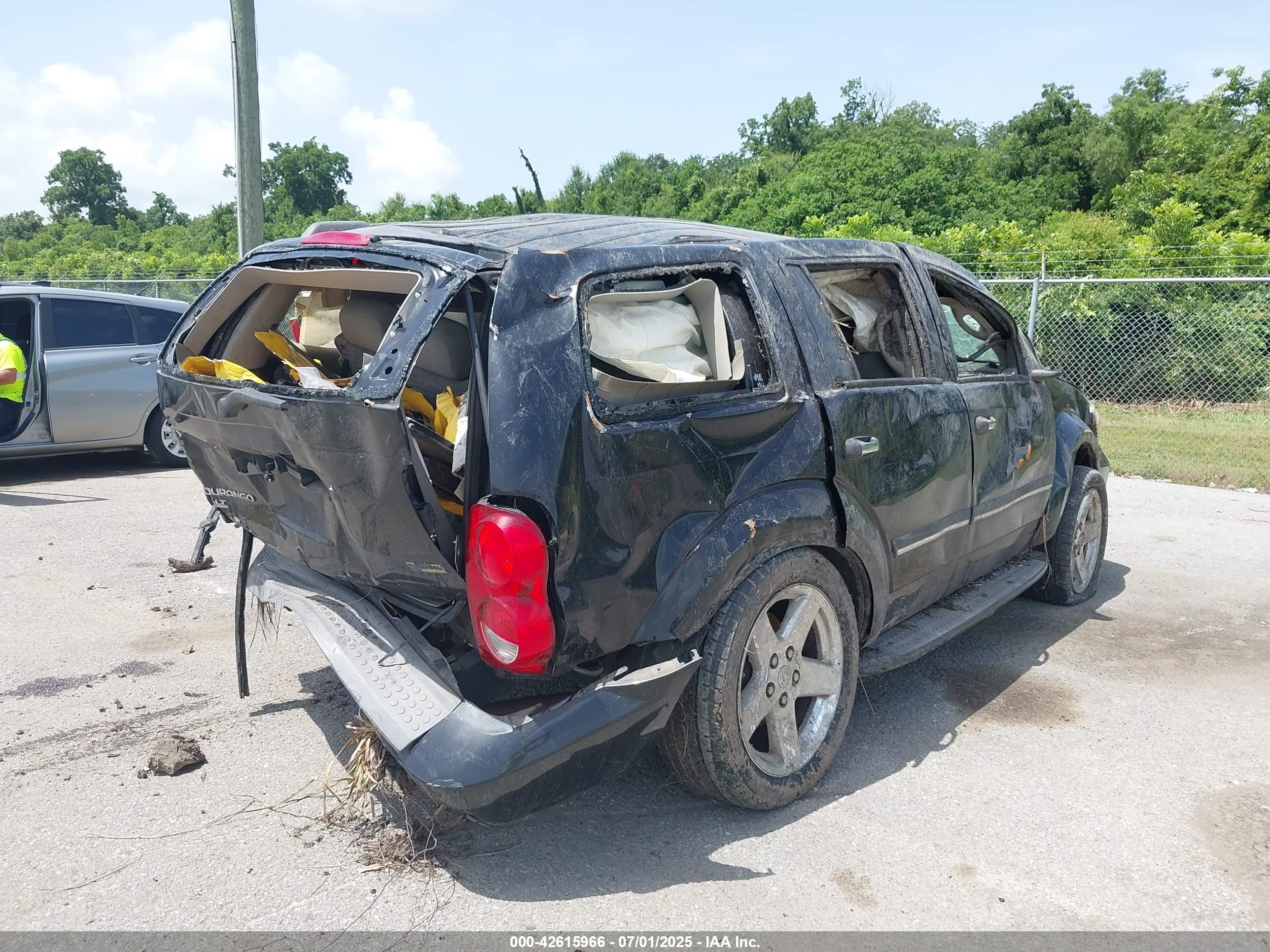 2007 Dodge Durango Slt Black vin: 1D8HD48P67F560727