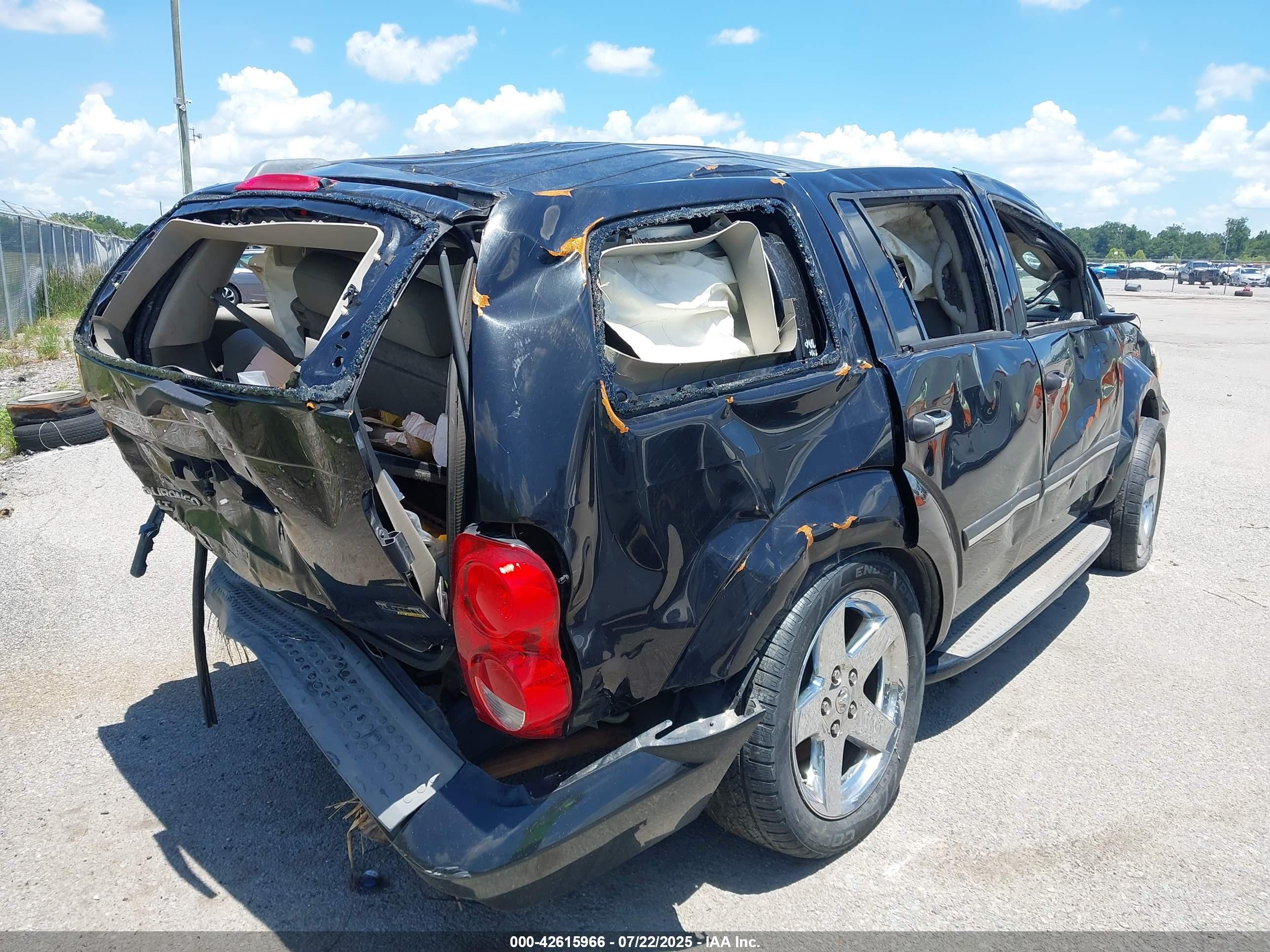 2007 Dodge Durango Slt Black vin: 1D8HD48P67F560727