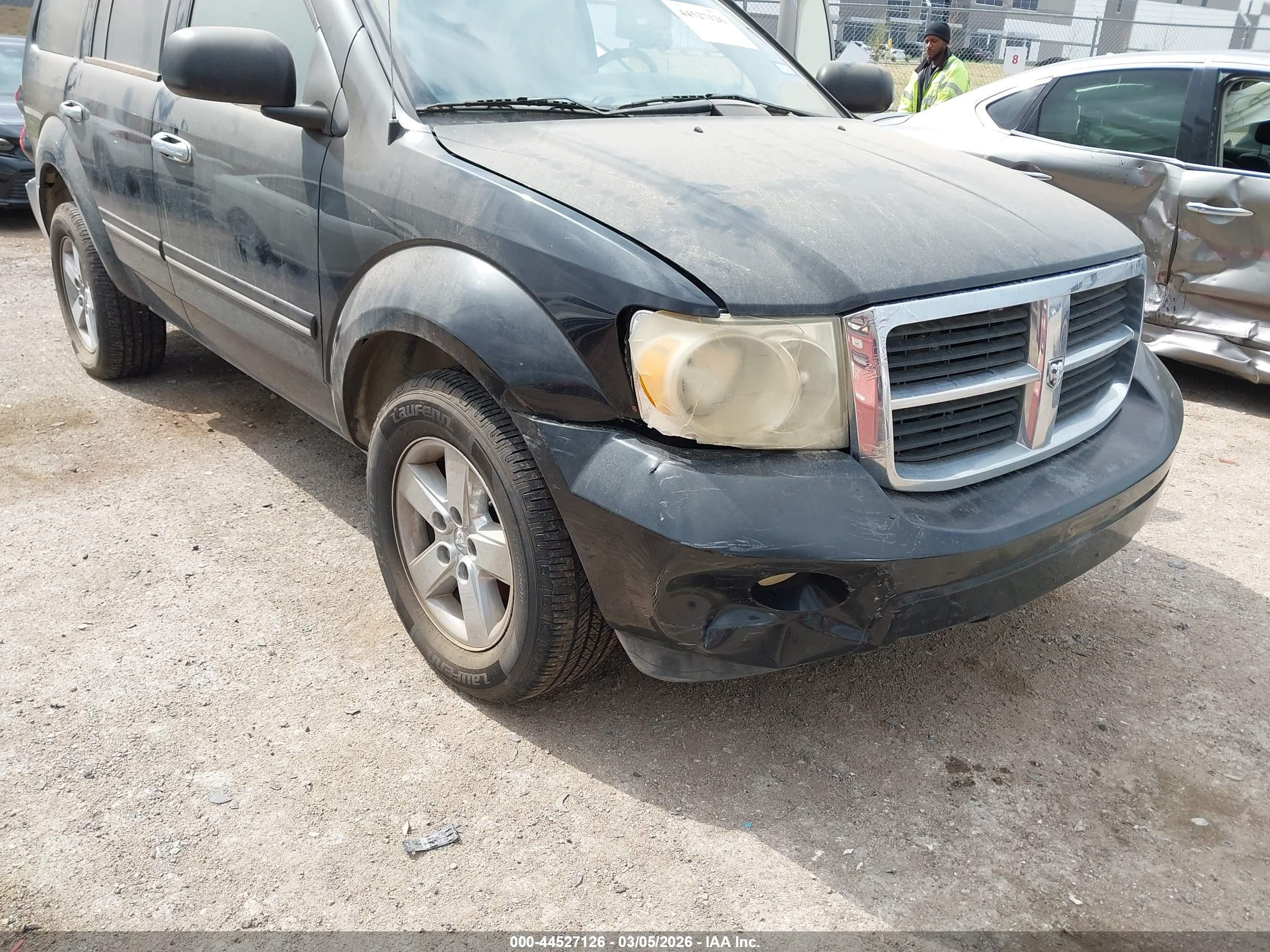 2009 Dodge Durango Slt Black vin: 1D8HD48P89F700389