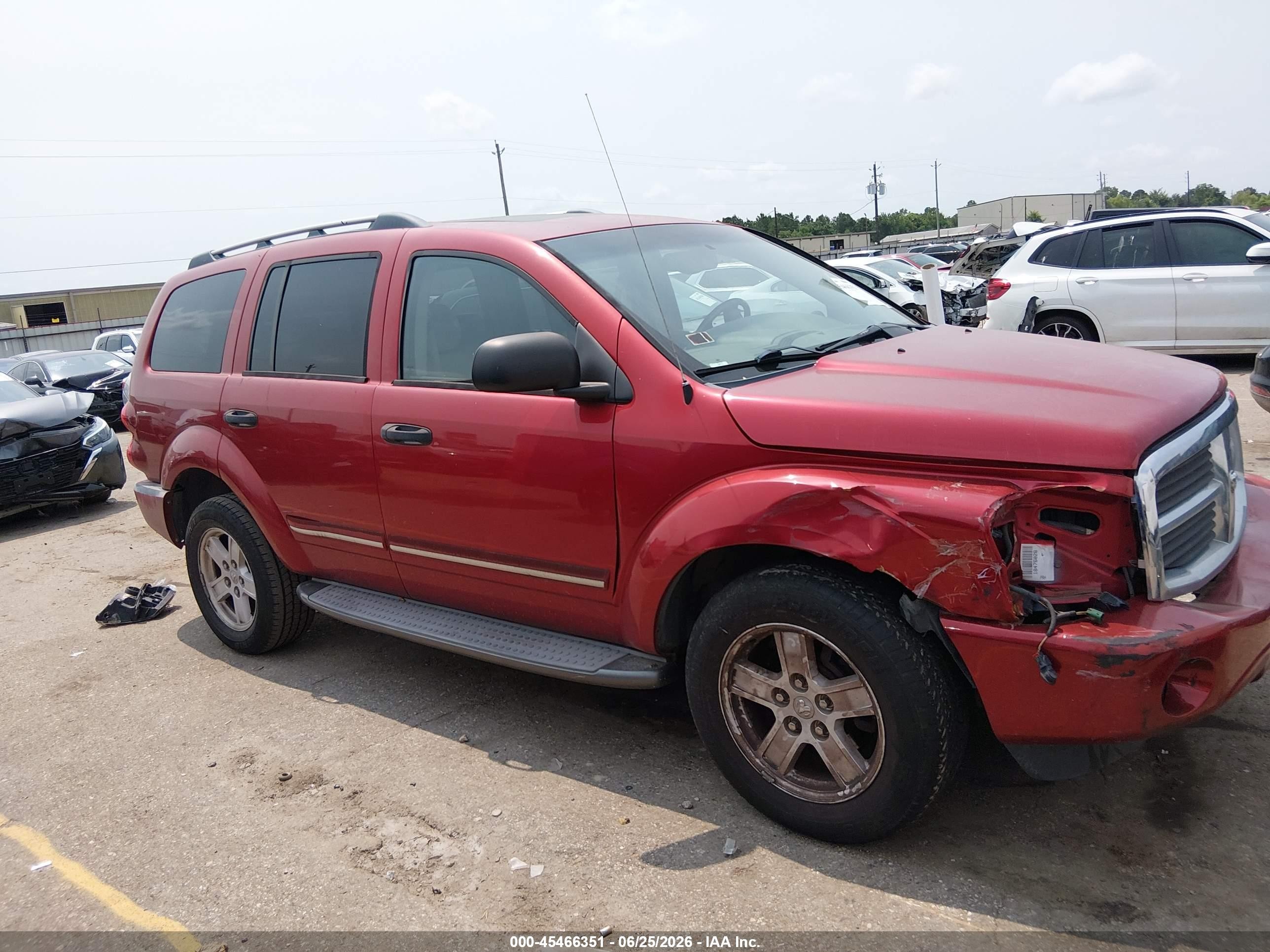 2006 Dodge Durango Limited Red vin: 1D8HD58206F109950