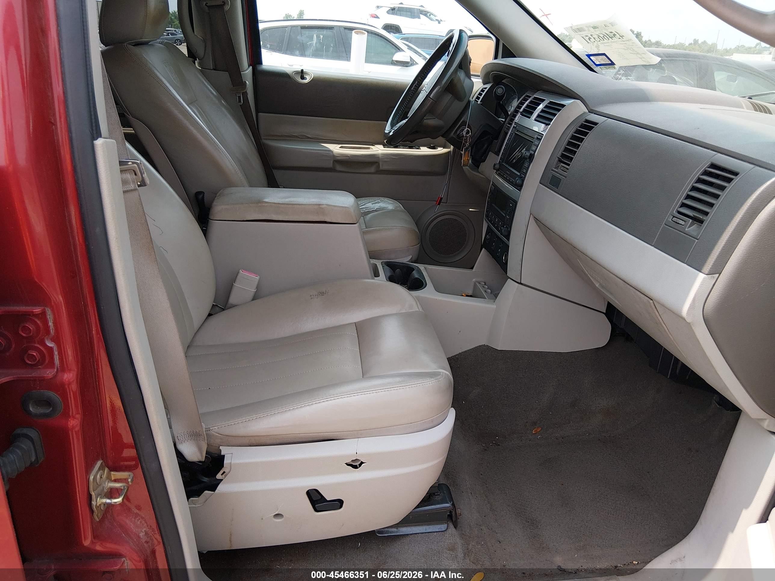2006 Dodge Durango Limited Red vin: 1D8HD58206F109950