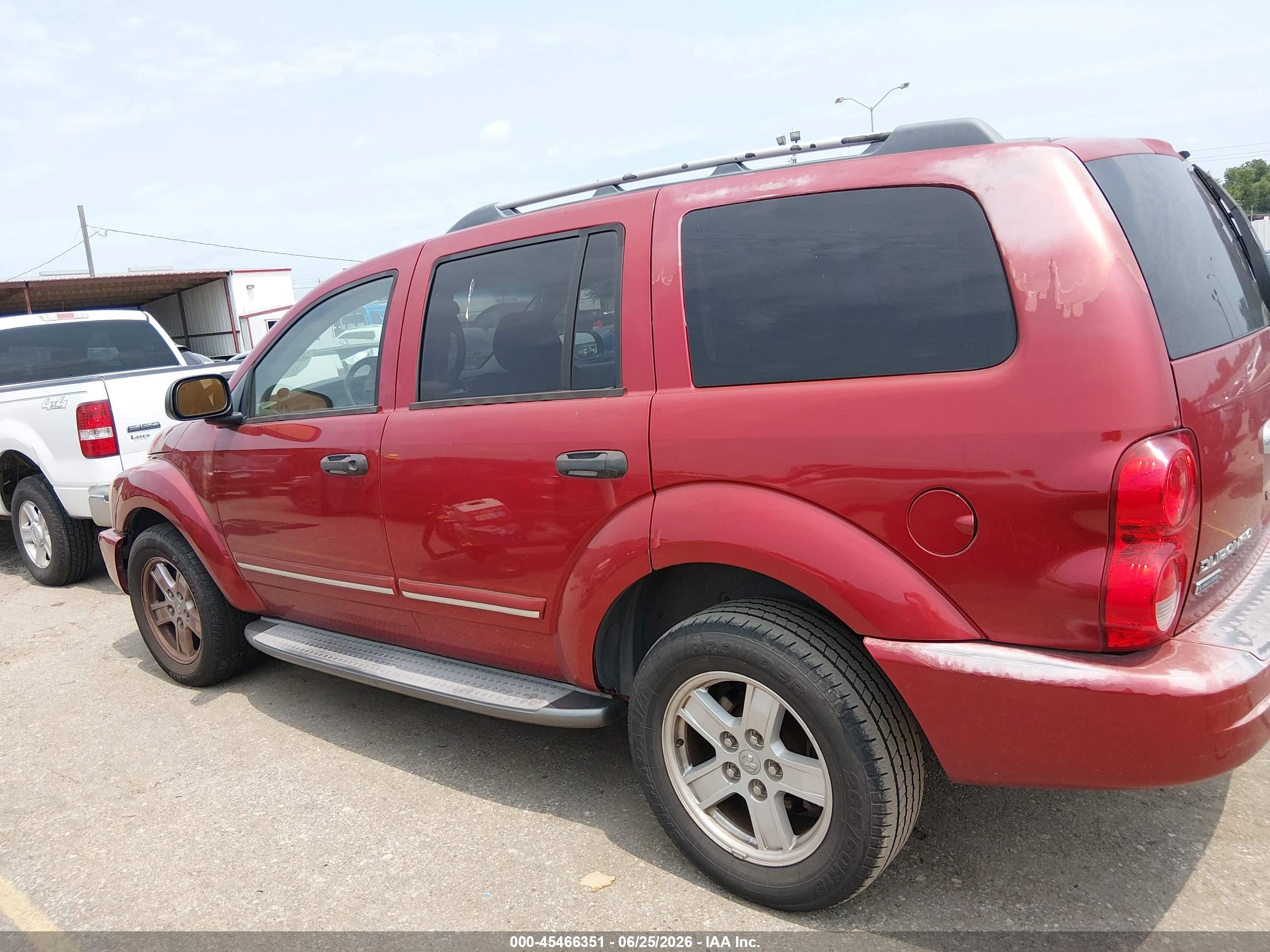 2006 Dodge Durango Limited Red vin: 1D8HD58206F109950