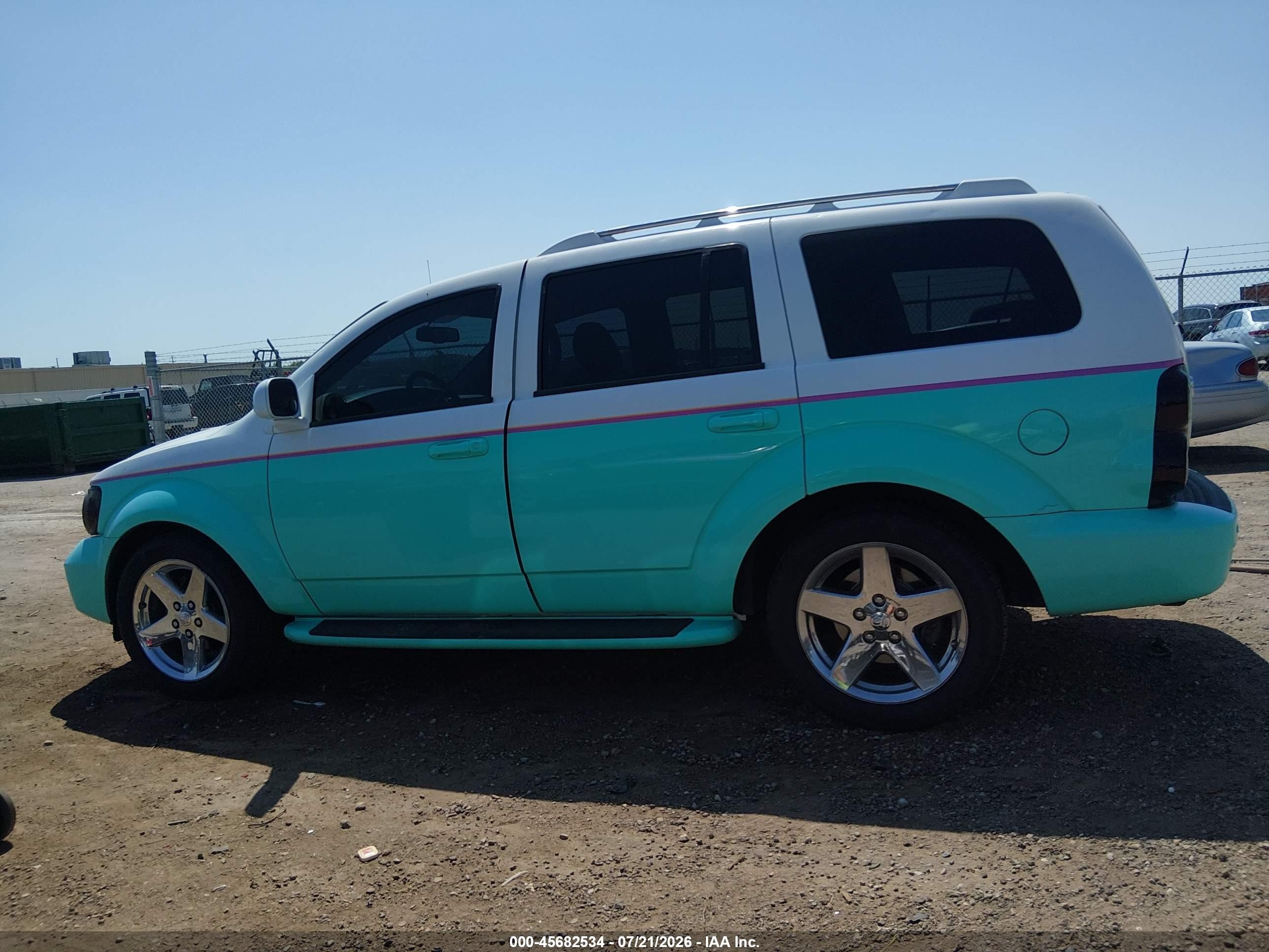 2007 Dodge Durango Limited Light Blue vin: 1D8HD582X7F560868