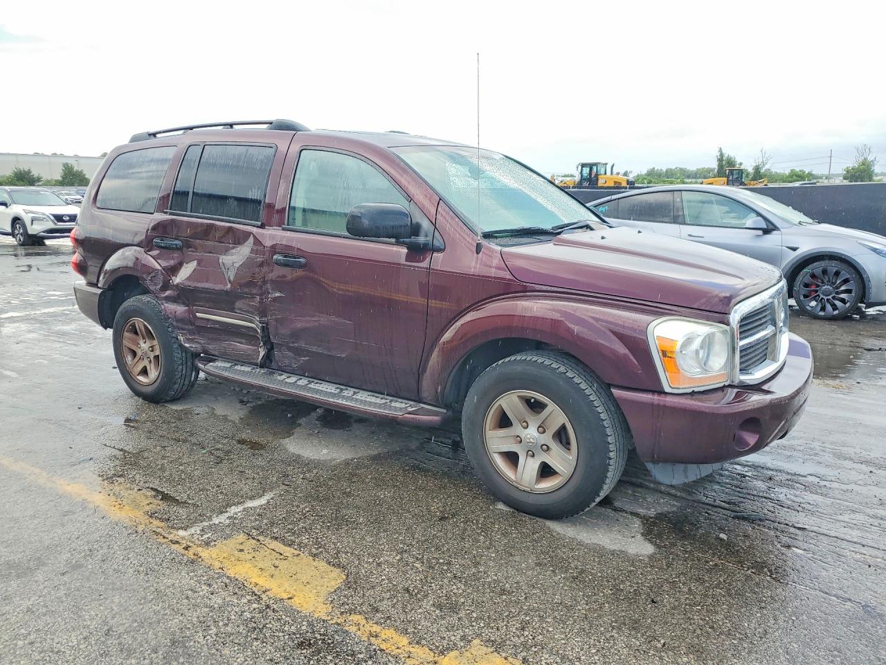 2005 Dodge Durango Limited Burgundy vin: 1D8HD58D15F520922