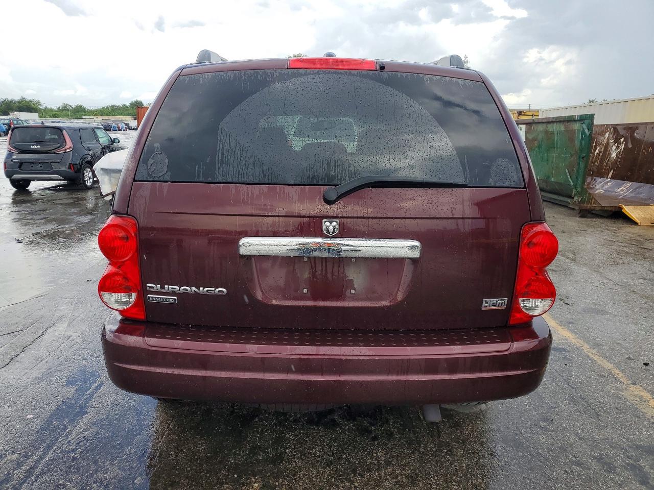 2005 Dodge Durango Limited Burgundy vin: 1D8HD58D15F520922