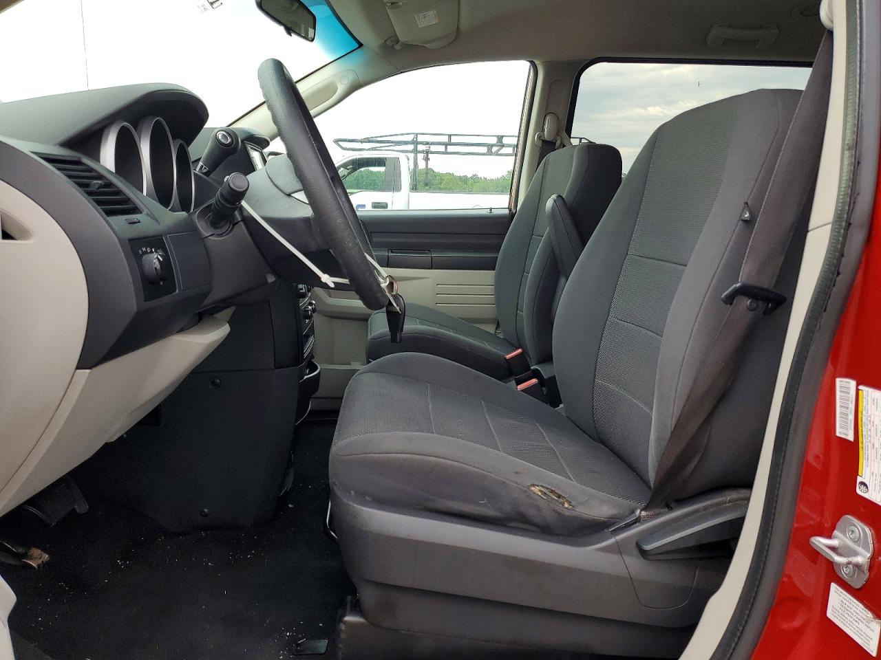 2009 Dodge Grand Caravan Se Red vin: 1D8HN44E19B509941