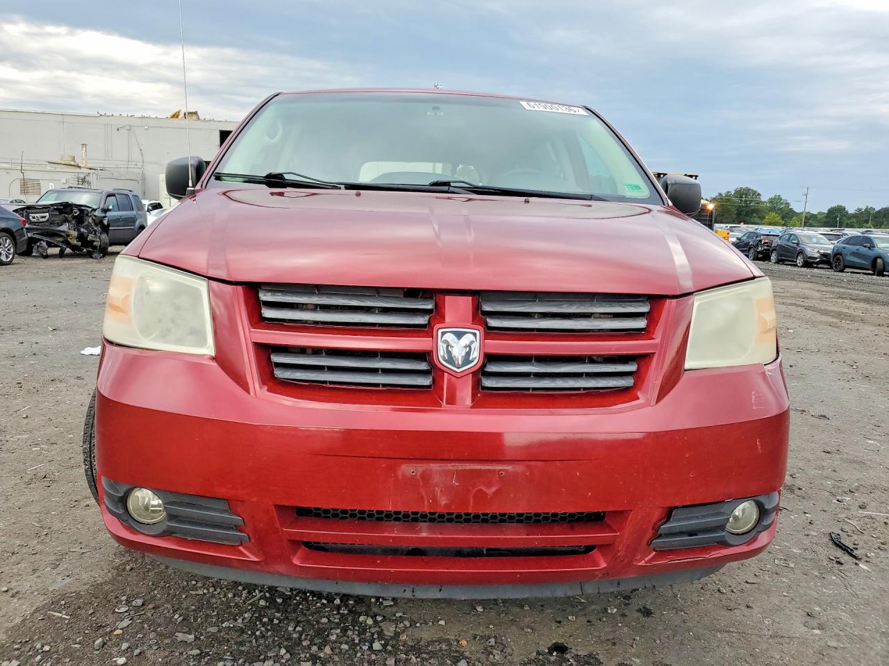 2009 Dodge Grand Caravan Se Red vin: 1D8HN44E19B509941