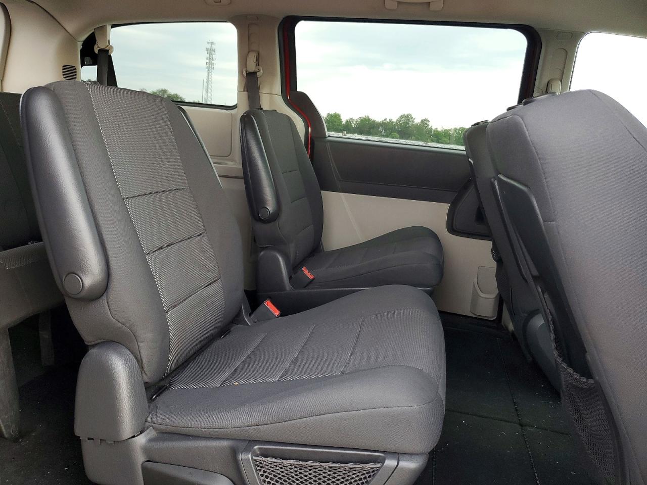 2009 Dodge Grand Caravan Se Red vin: 1D8HN44E19B509941