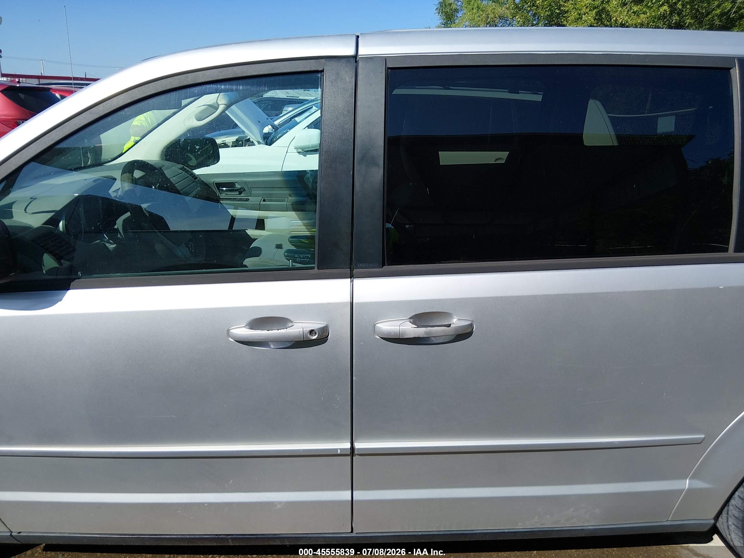 2009 Dodge Grand Caravan Se Silver vin: 1D8HN44E29B509012