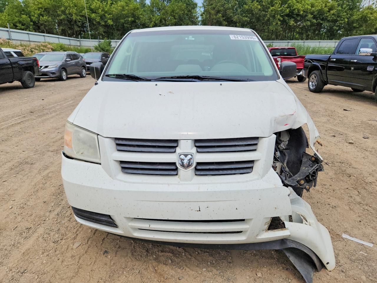 2009 Dodge Grand Caravan Se White vin: 1D8HN44E39B505664