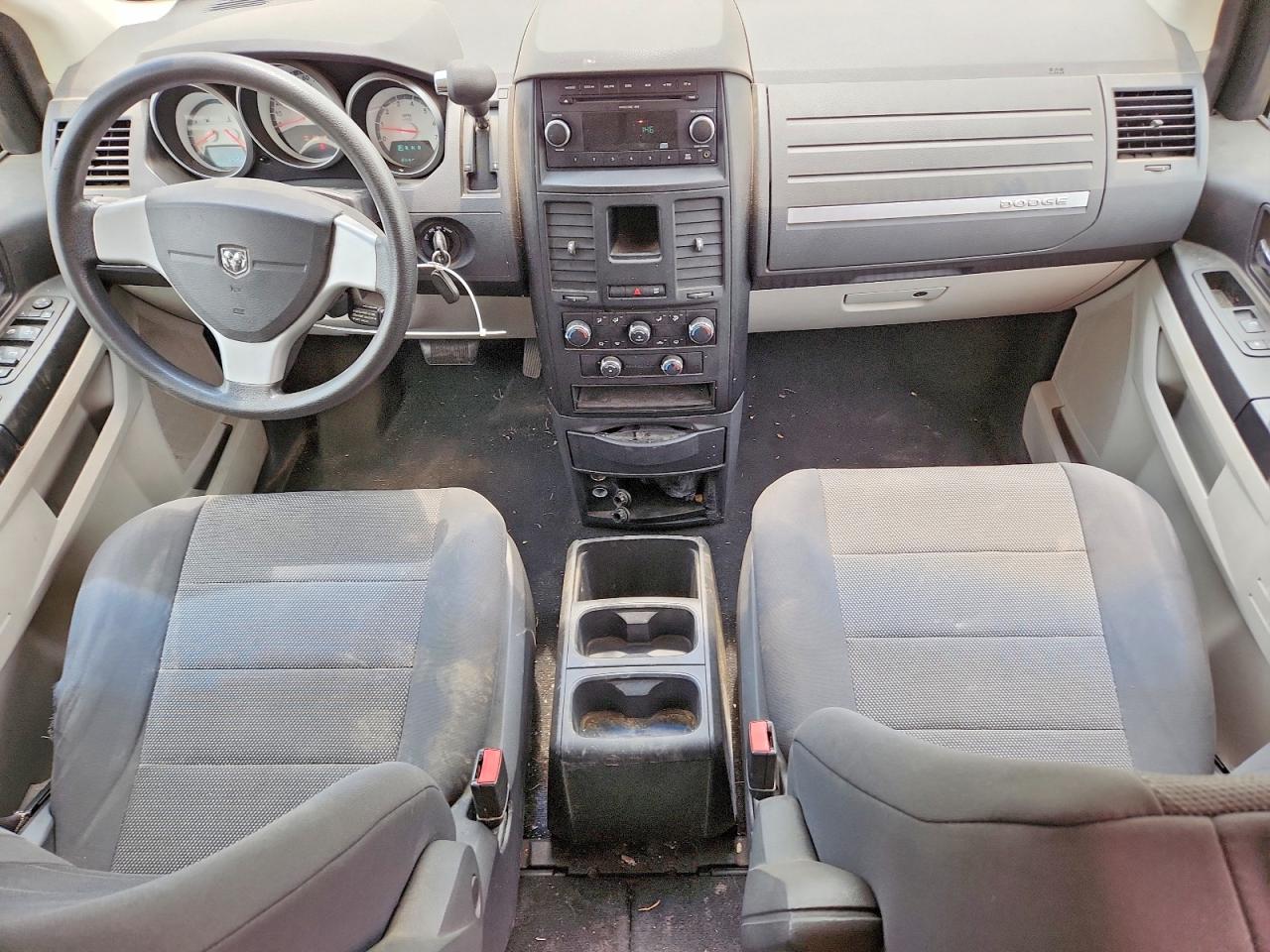 2009 Dodge Grand Caravan Se White vin: 1D8HN44E39B505664