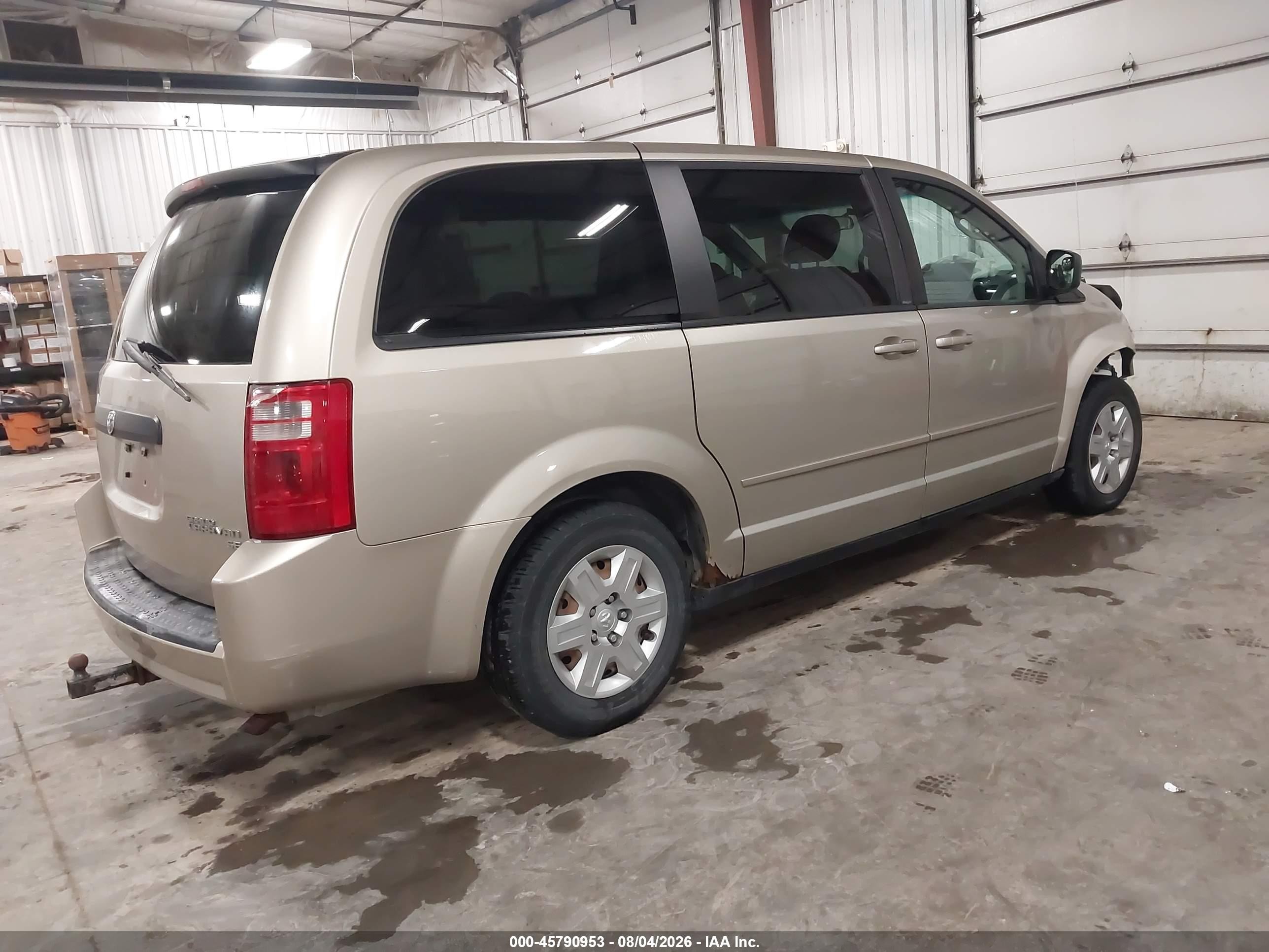 2009 Dodge Grand Caravan Se Beige vin: 1D8HN44E49B511389