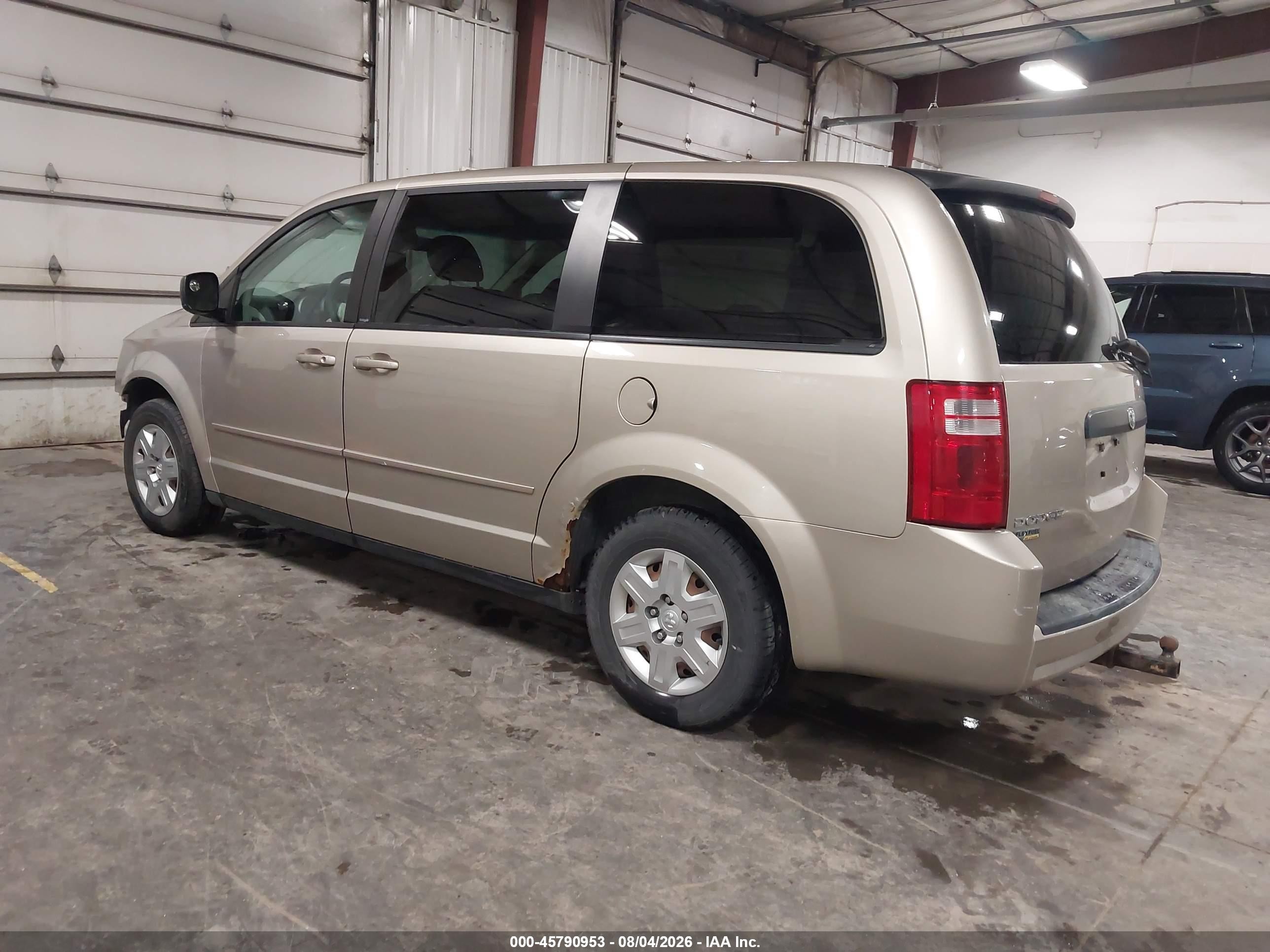 2009 Dodge Grand Caravan Se Beige vin: 1D8HN44E49B511389