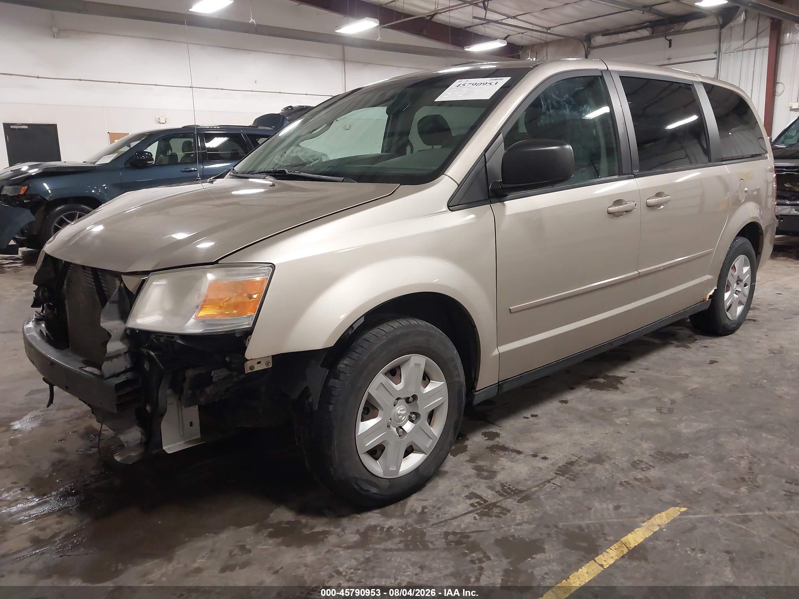 2009 Dodge Grand Caravan Se Beige vin: 1D8HN44E49B511389