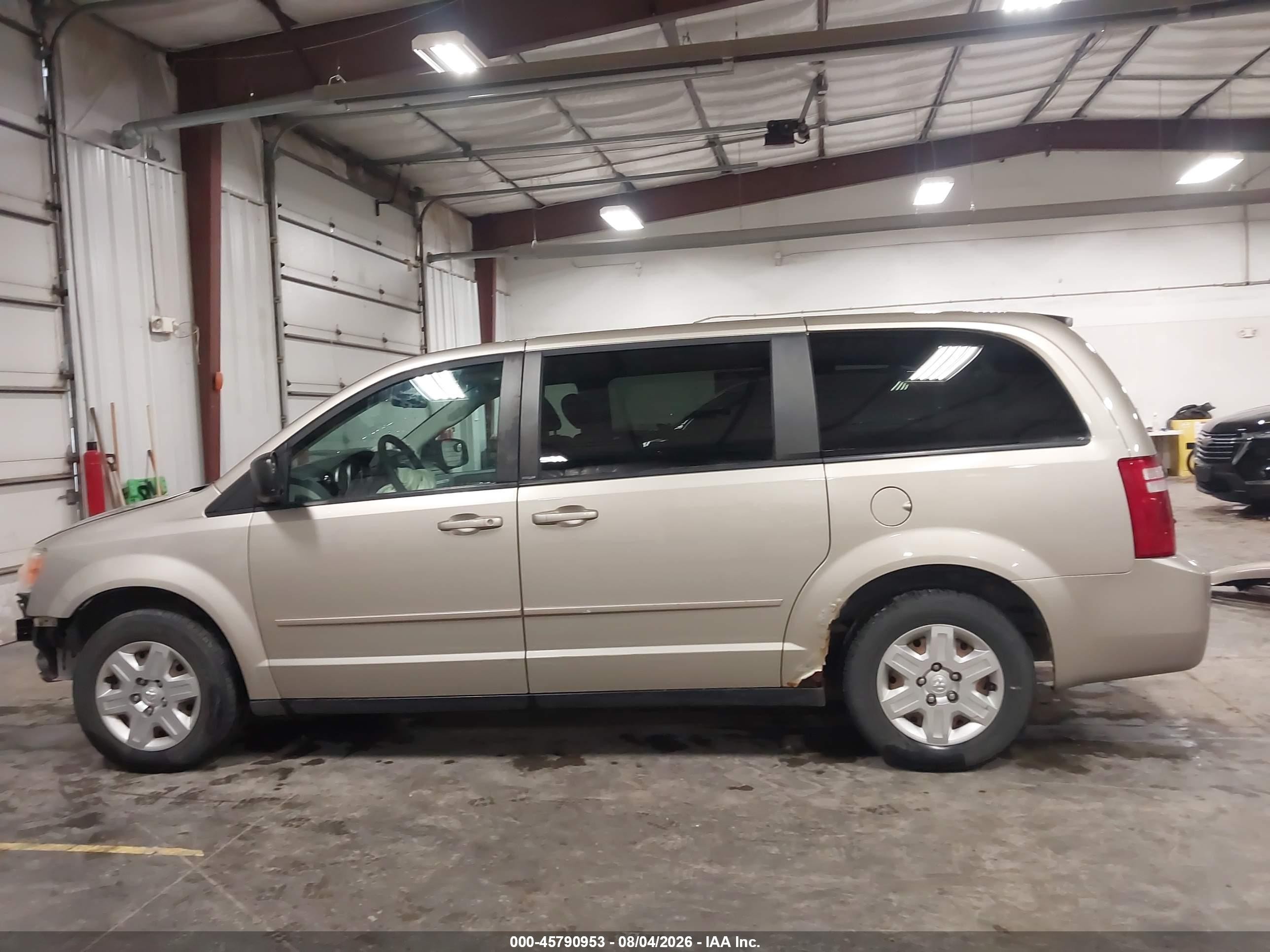 2009 Dodge Grand Caravan Se Beige vin: 1D8HN44E49B511389