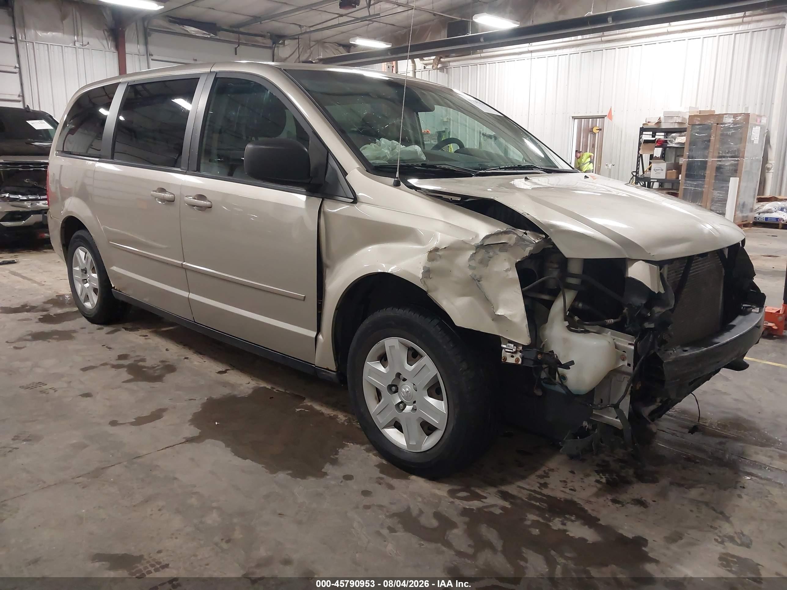2009 Dodge Grand Caravan Se Beige vin: 1D8HN44E49B511389