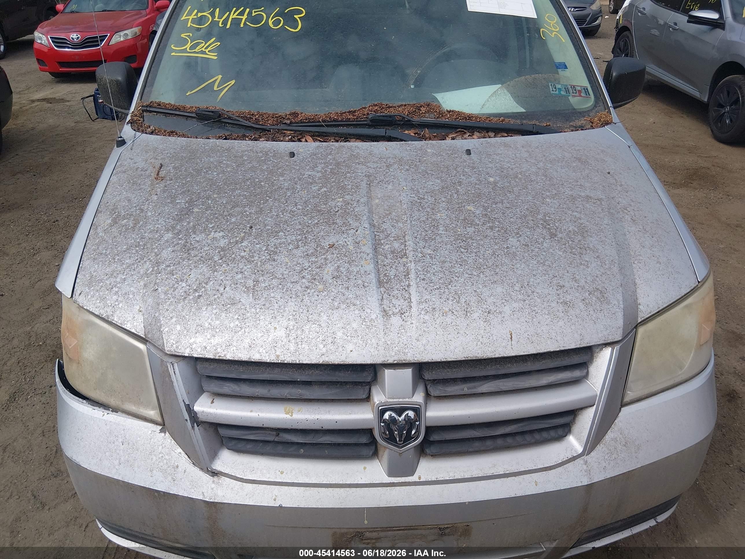 2009 Dodge Grand Caravan Se Silver vin: 1D8HN44E59B506847