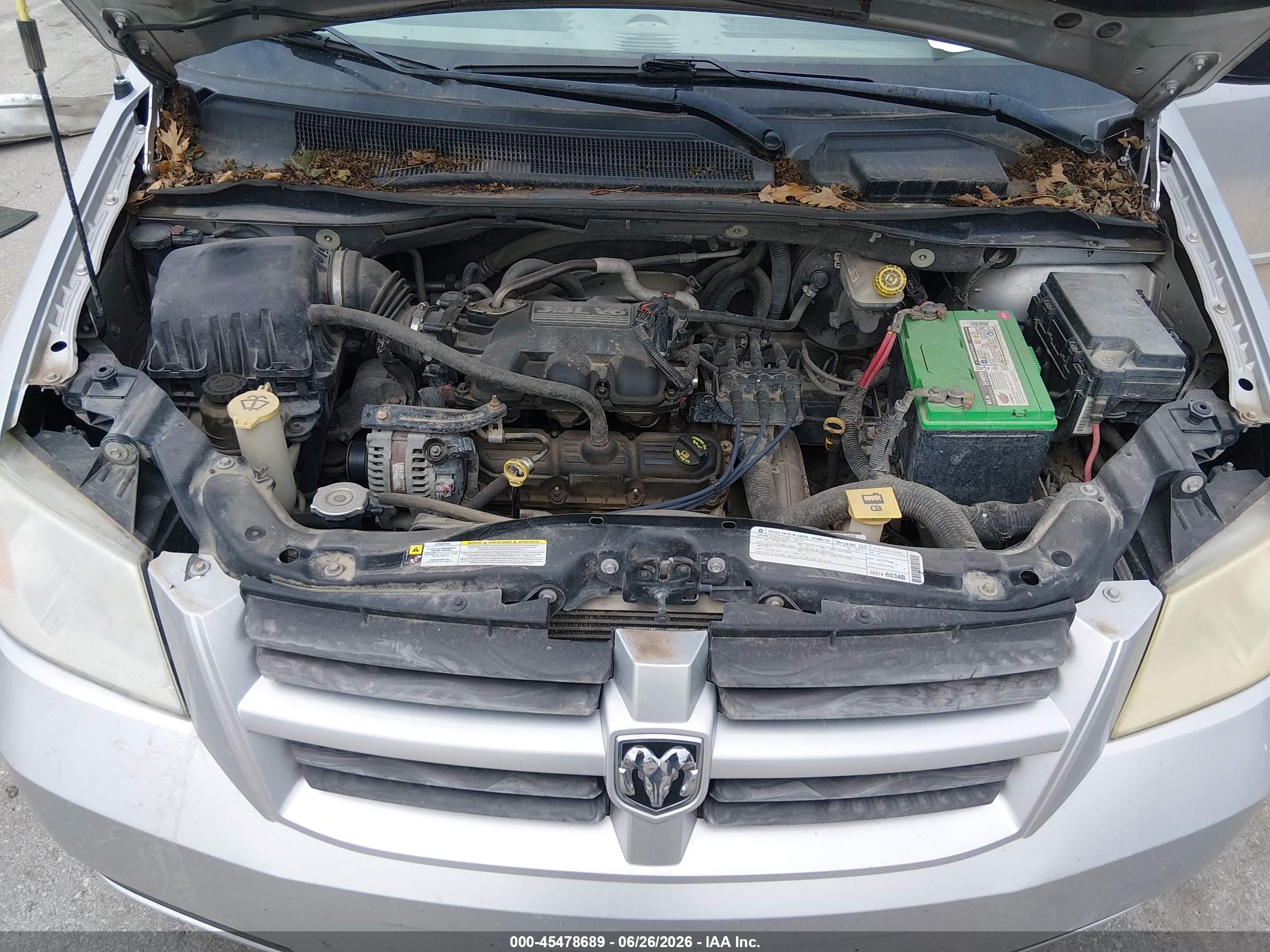 2009 Dodge Grand Caravan Se Gray vin: 1D8HN44E79B511595