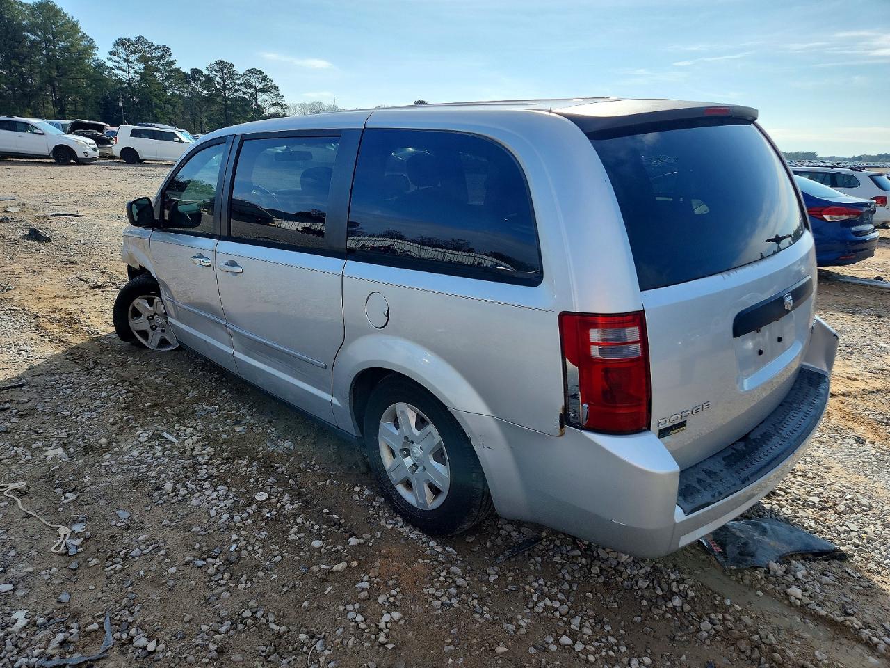 2009 Dodge Grand Caravan Se Silver vin: 1D8HN44E89B506888