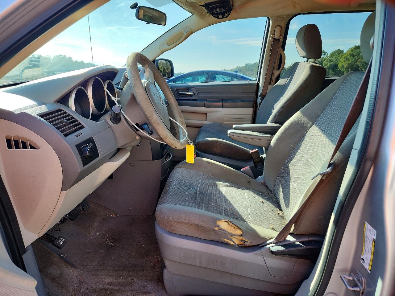 2009 Dodge Grand Caravan Se Silver vin: 1D8HN44E89B506888