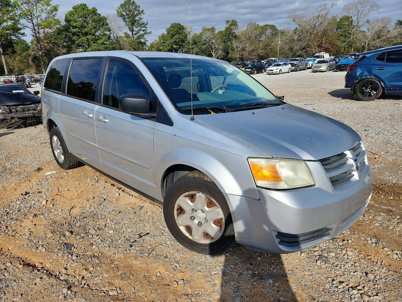 2009 Dodge Grand Caravan Se Silver vin: 1D8HN44E89B506888