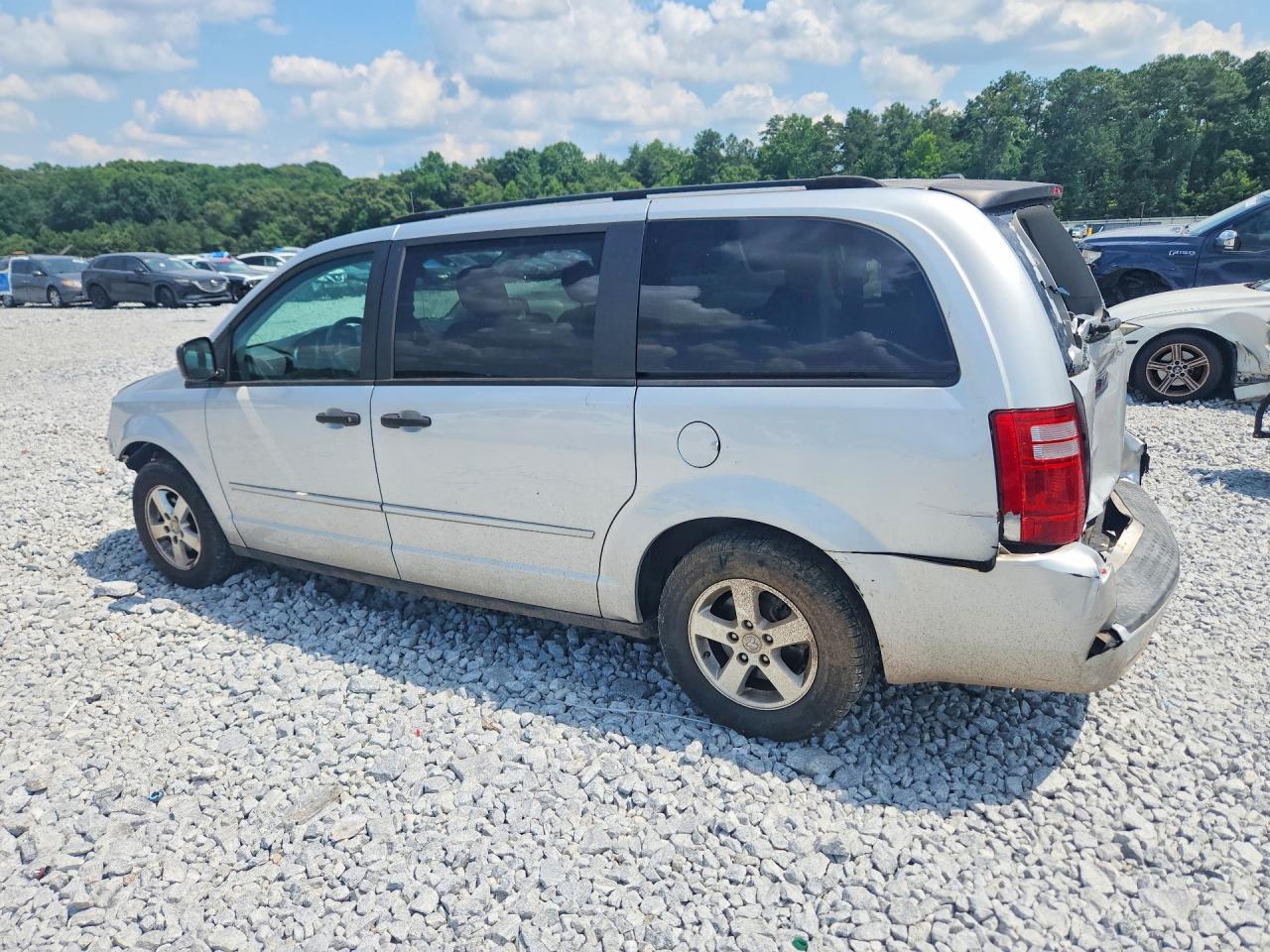 2008 Dodge Grand Caravan Se Silver vin: 1D8HN44H08B164653