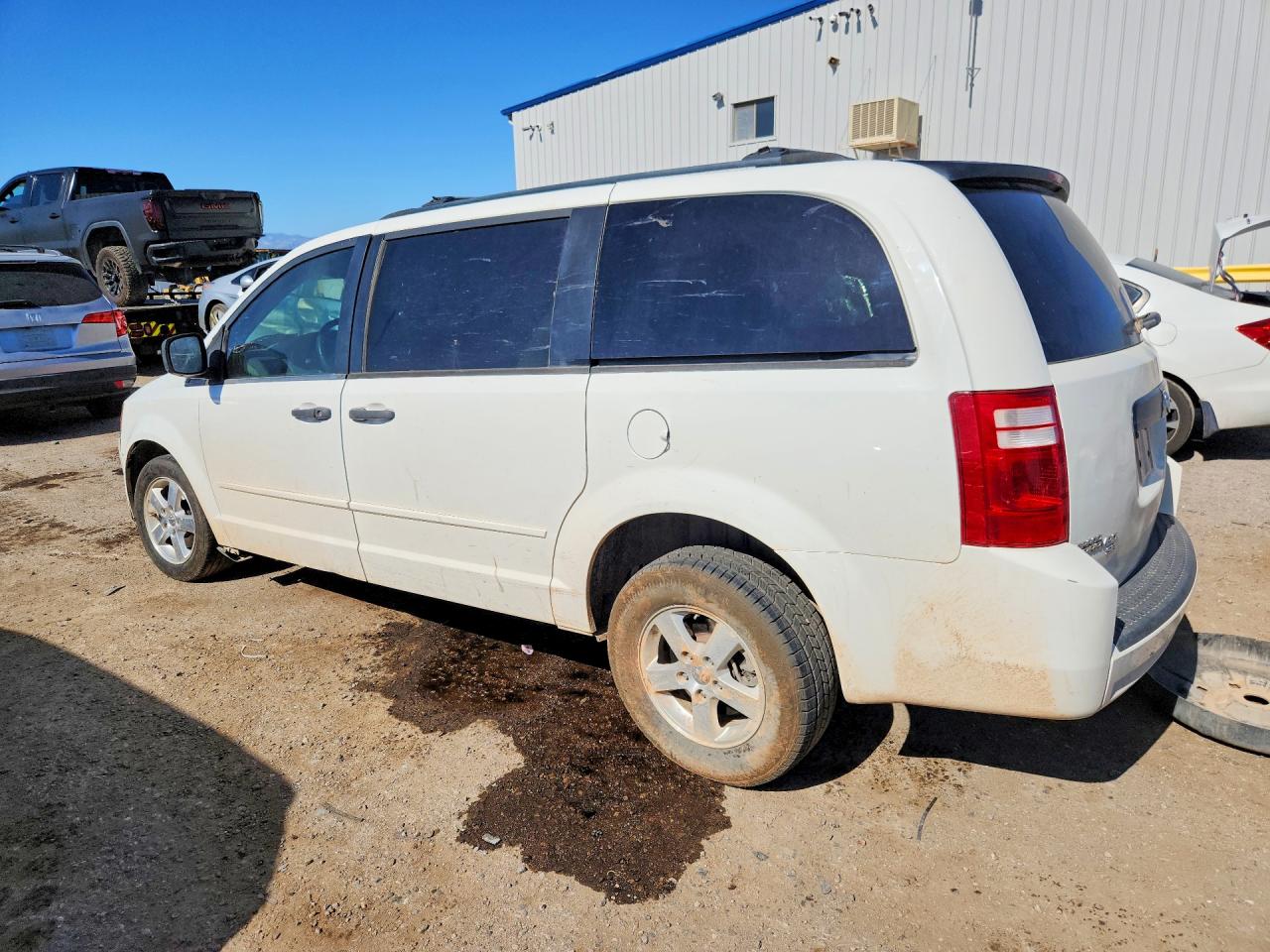 2008 Dodge Grand Caravan Se White vin: 1D8HN44H08B172302