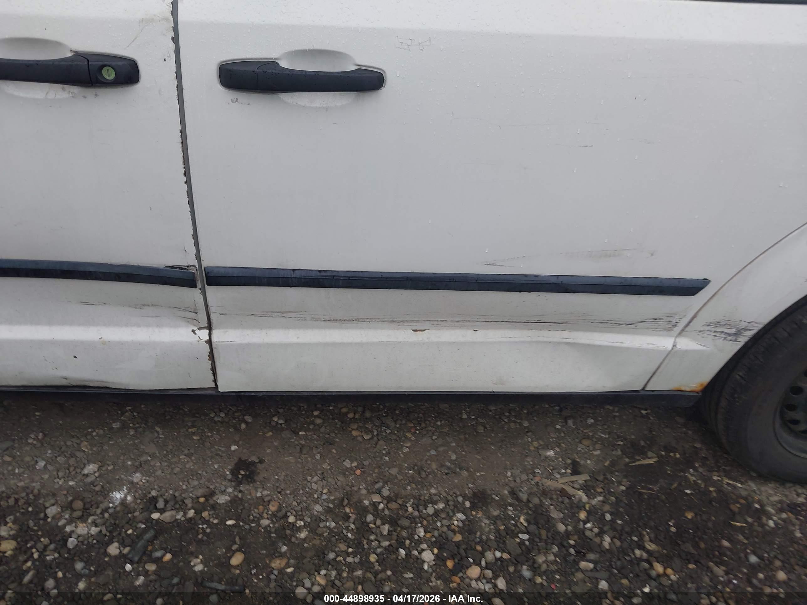 2008 Dodge Grand Caravan Se White vin: 1D8HN44H18B134612