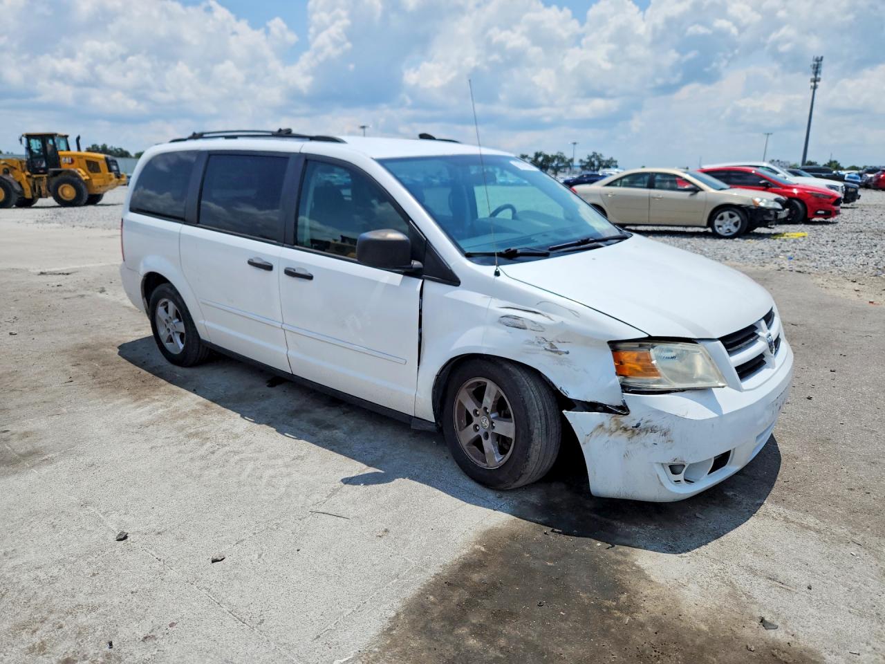 2008 Dodge Grand Caravan Se White vin: 1D8HN44H18B137168