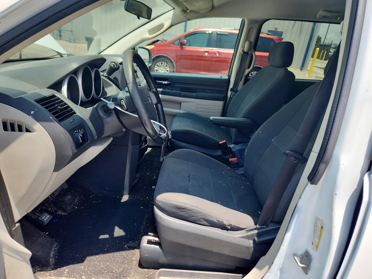 2008 Dodge Grand Caravan Se White vin: 1D8HN44H18B137168