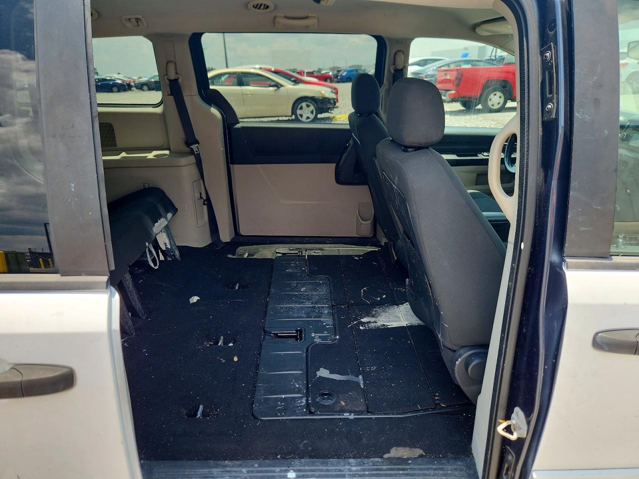 2008 Dodge Grand Caravan Se White vin: 1D8HN44H18B137168