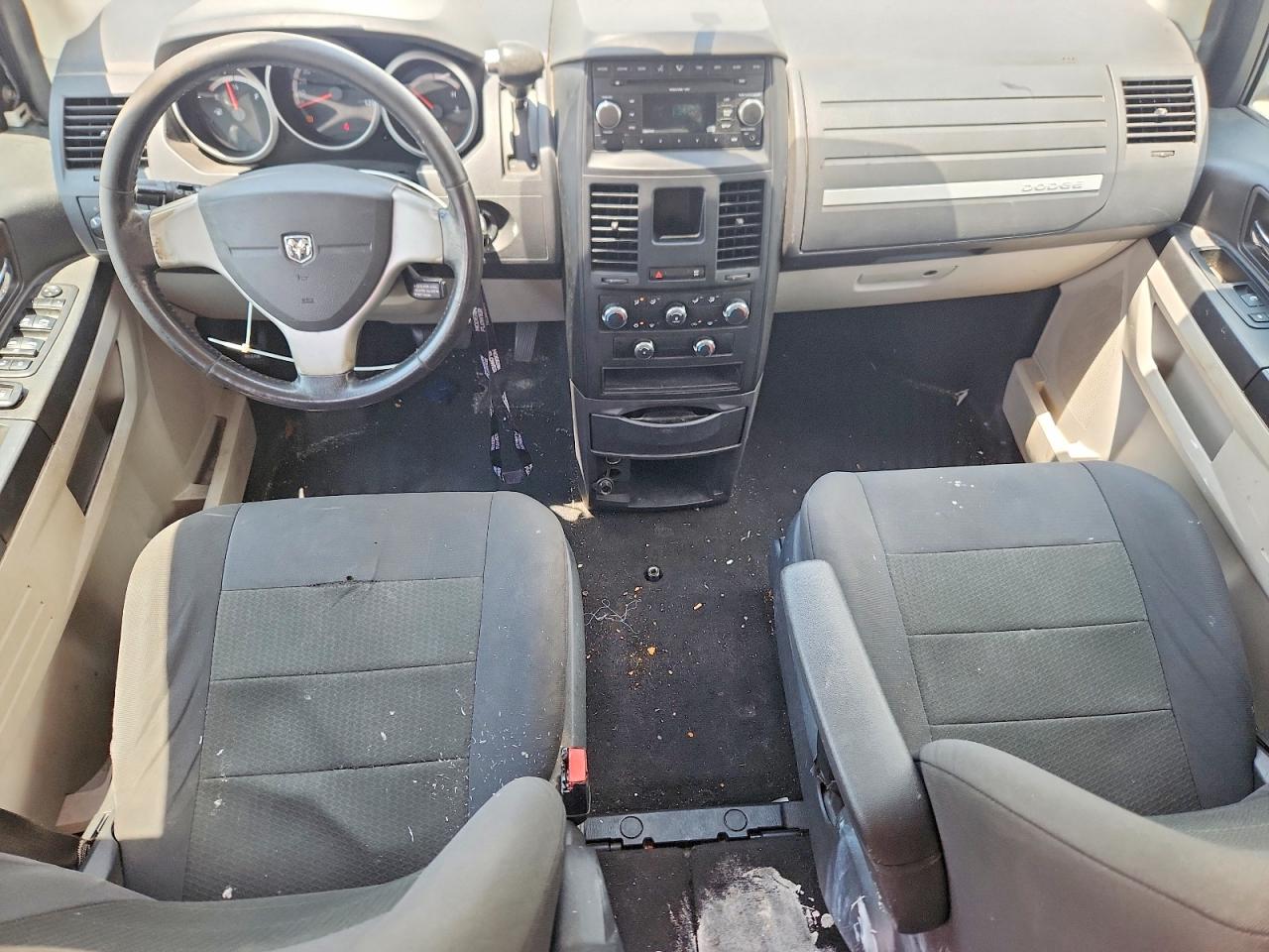 2008 Dodge Grand Caravan Se White vin: 1D8HN44H18B137168