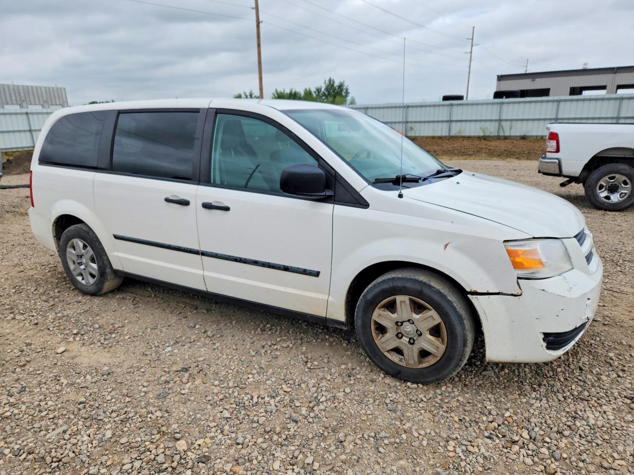 2008 Dodge Grand Caravan Se White vin: 1D8HN44H18B164631