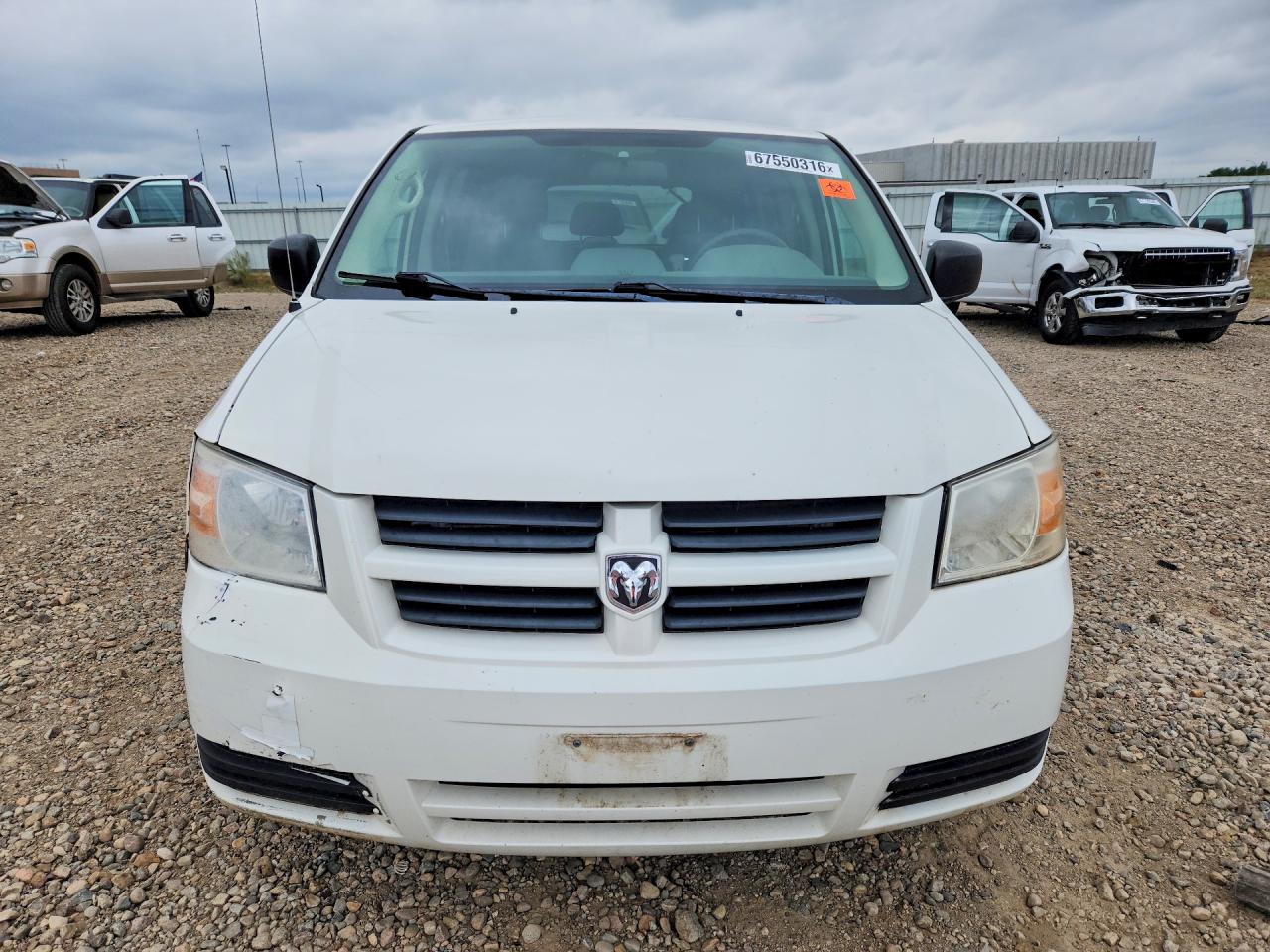 2008 Dodge Grand Caravan Se White vin: 1D8HN44H18B164631