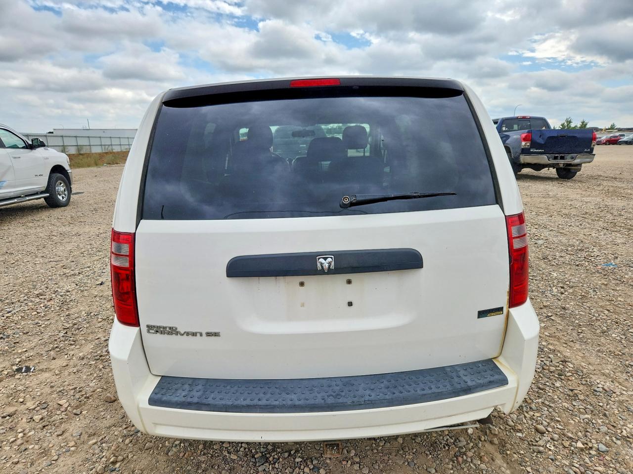 2008 Dodge Grand Caravan Se White vin: 1D8HN44H18B164631