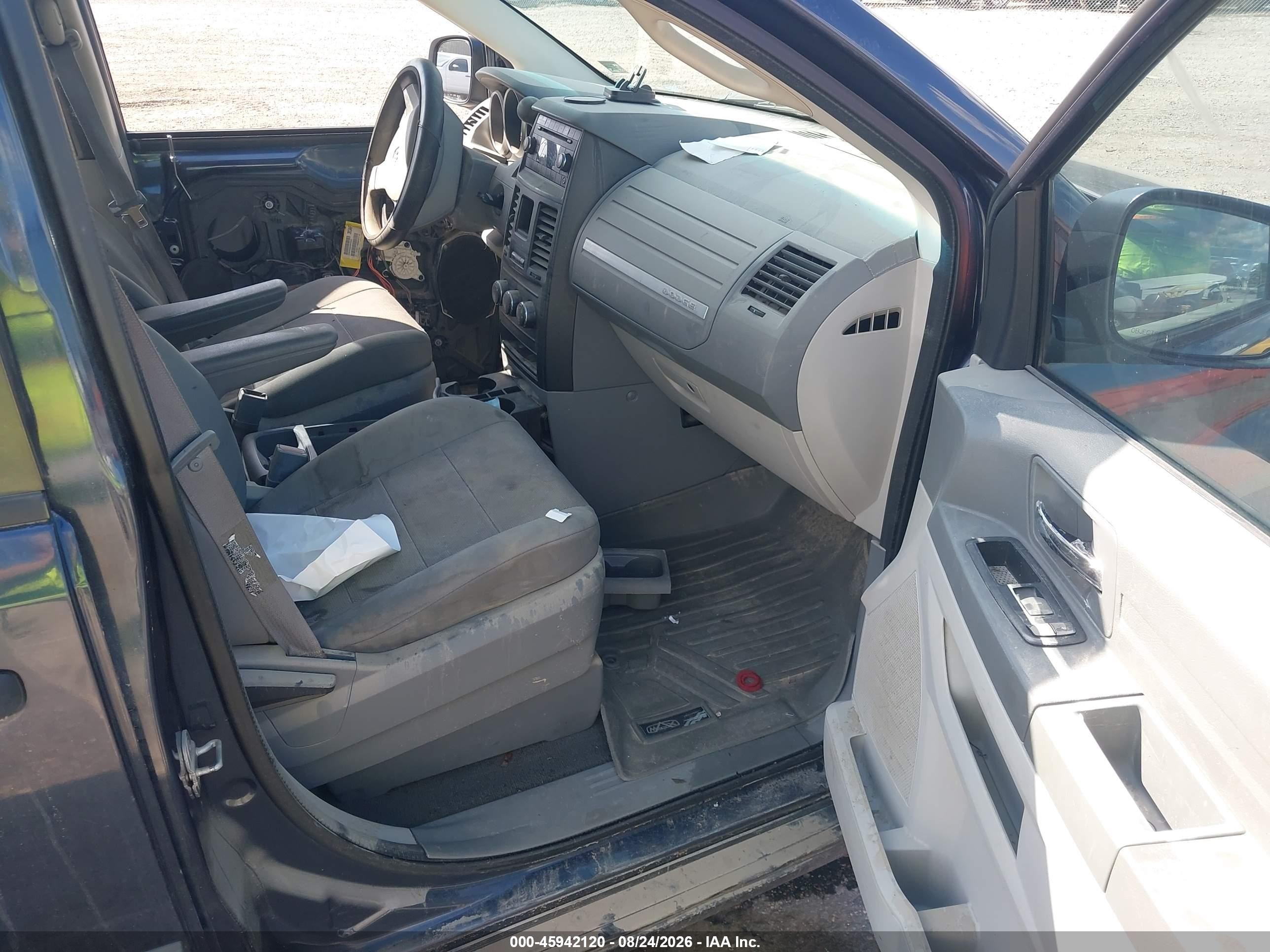 2008 Dodge Grand Caravan Se Blue vin: 1D8HN44H18B188573