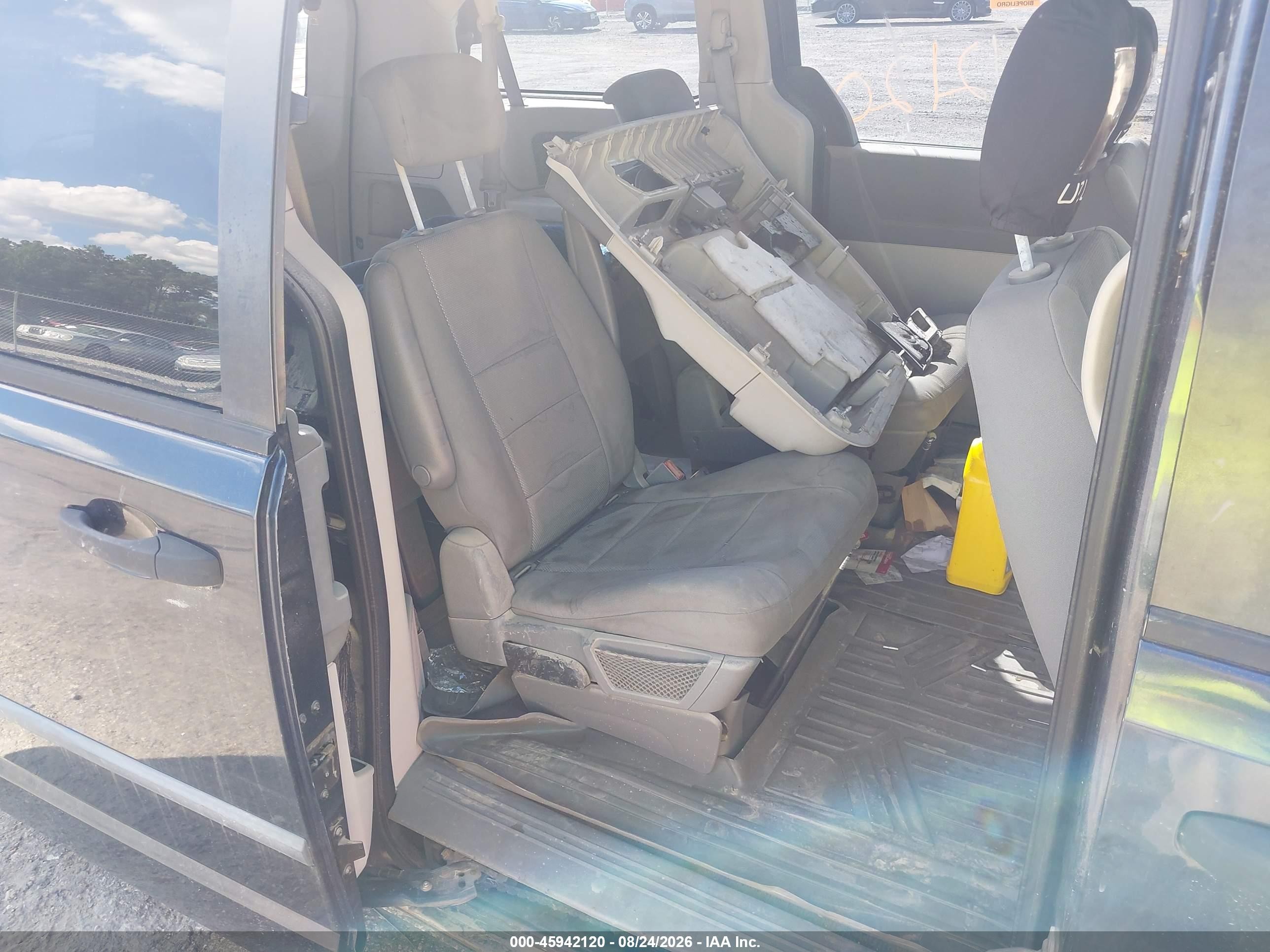 2008 Dodge Grand Caravan Se Blue vin: 1D8HN44H18B188573