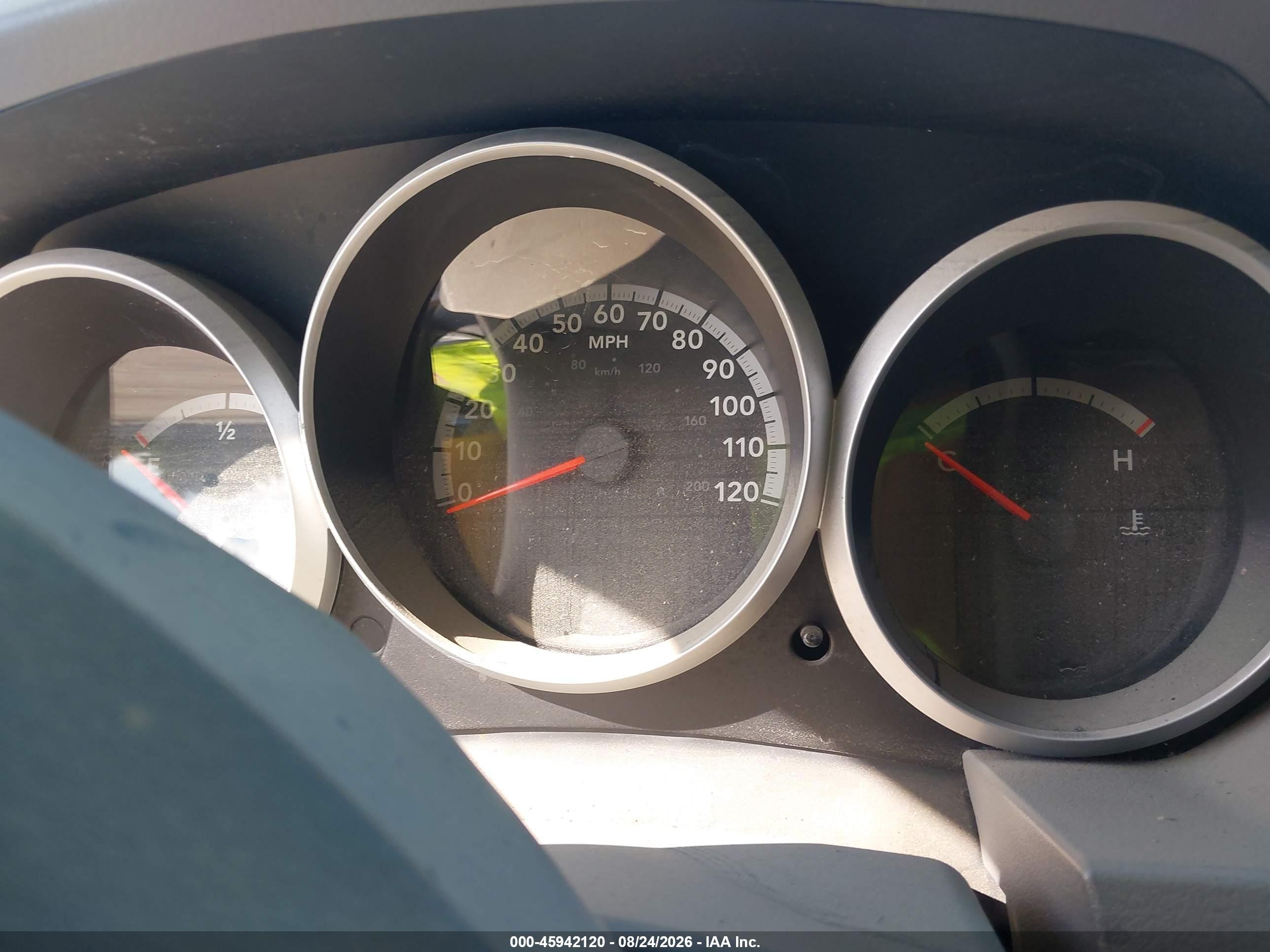 2008 Dodge Grand Caravan Se Blue vin: 1D8HN44H18B188573