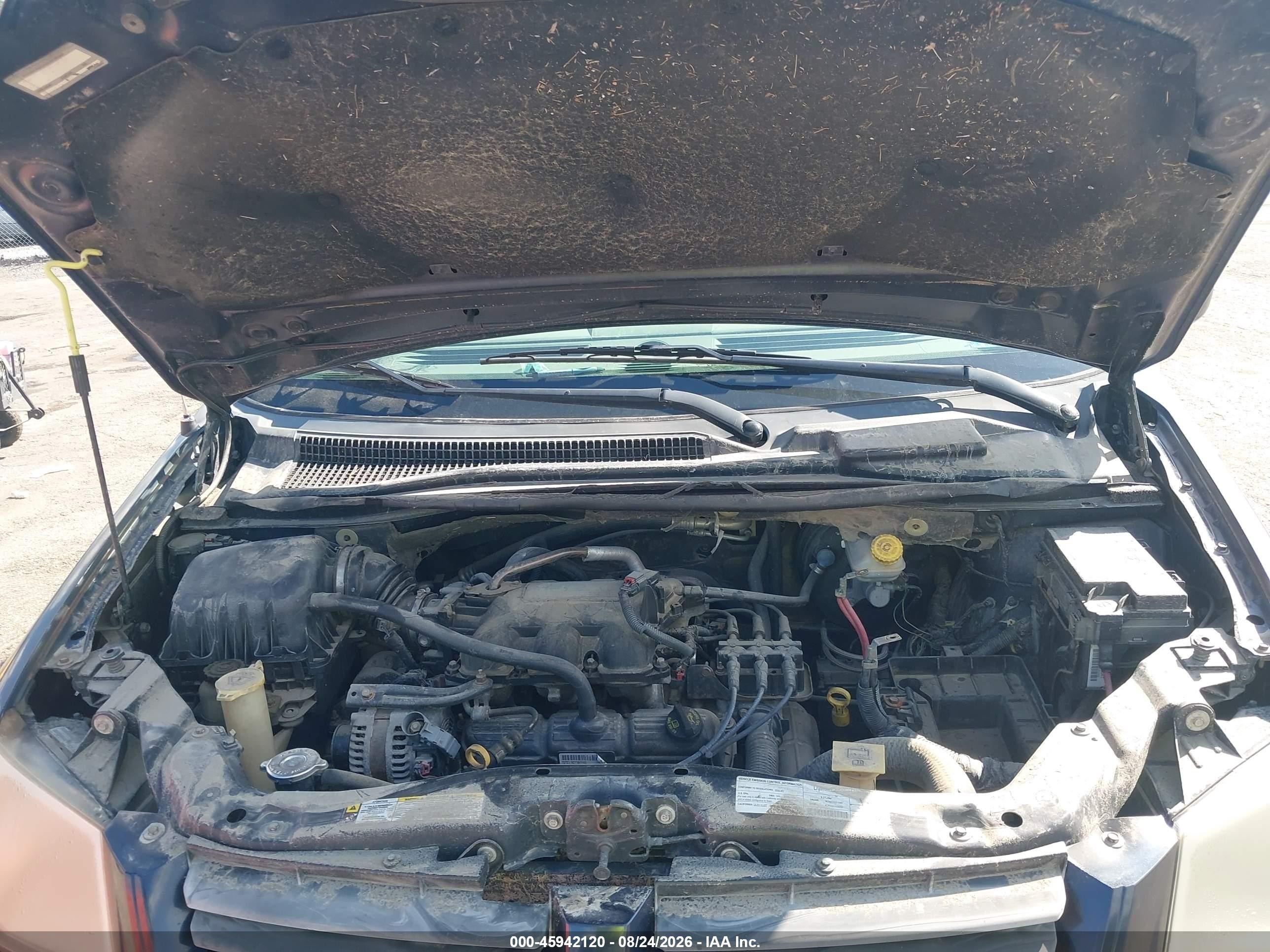 2008 Dodge Grand Caravan Se Blue vin: 1D8HN44H18B188573