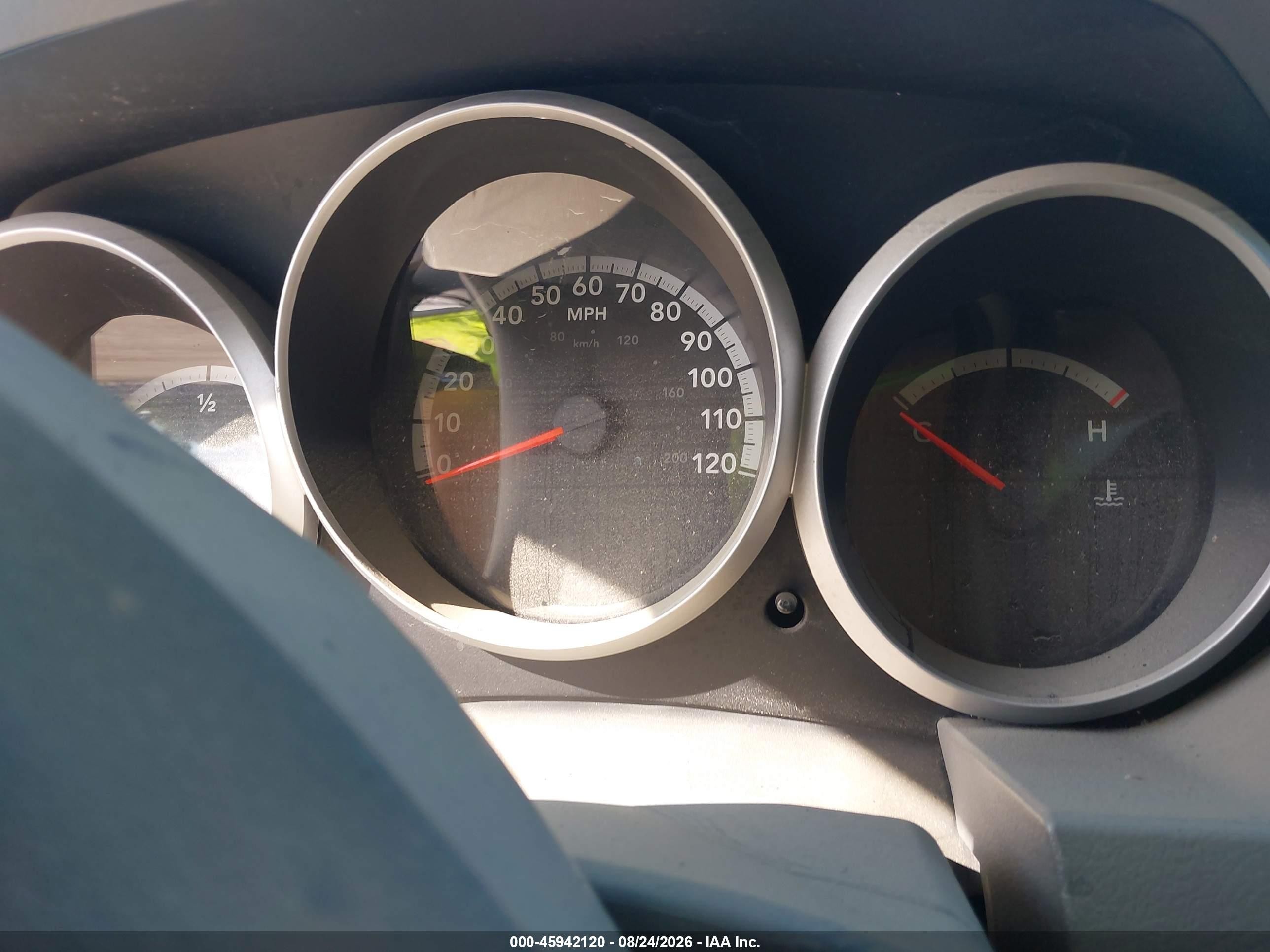 2008 Dodge Grand Caravan Se Blue vin: 1D8HN44H18B188573