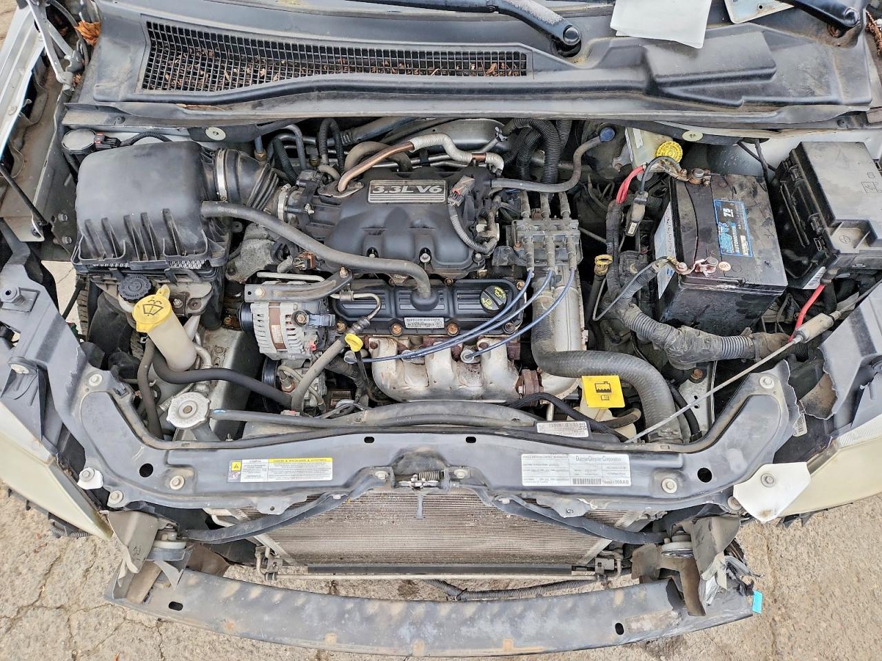 2008 Dodge Grand Caravan Se Silver vin: 1D8HN44H28B156568