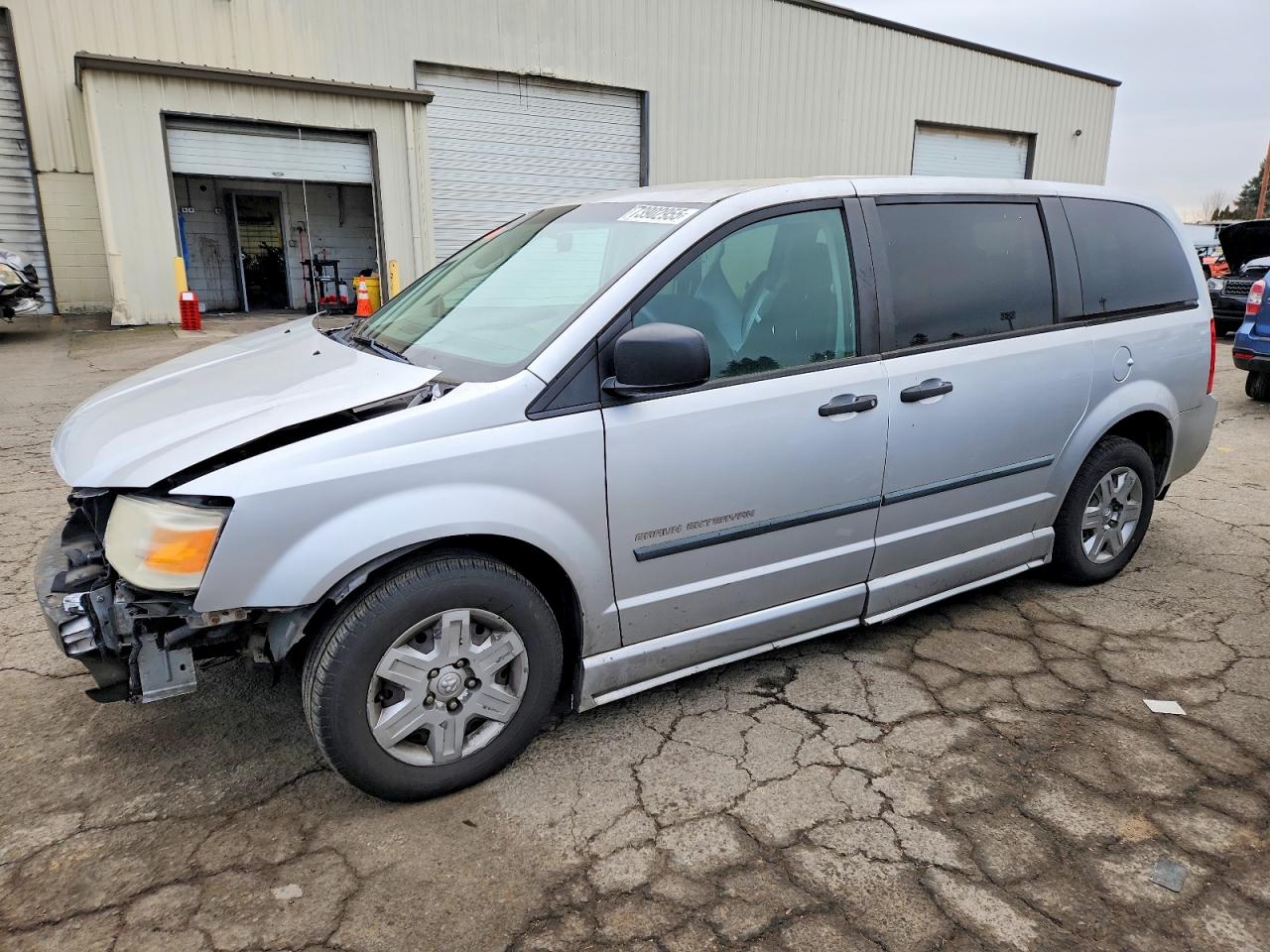 2008 Dodge Grand Caravan Se Silver vin: 1D8HN44H28B156568