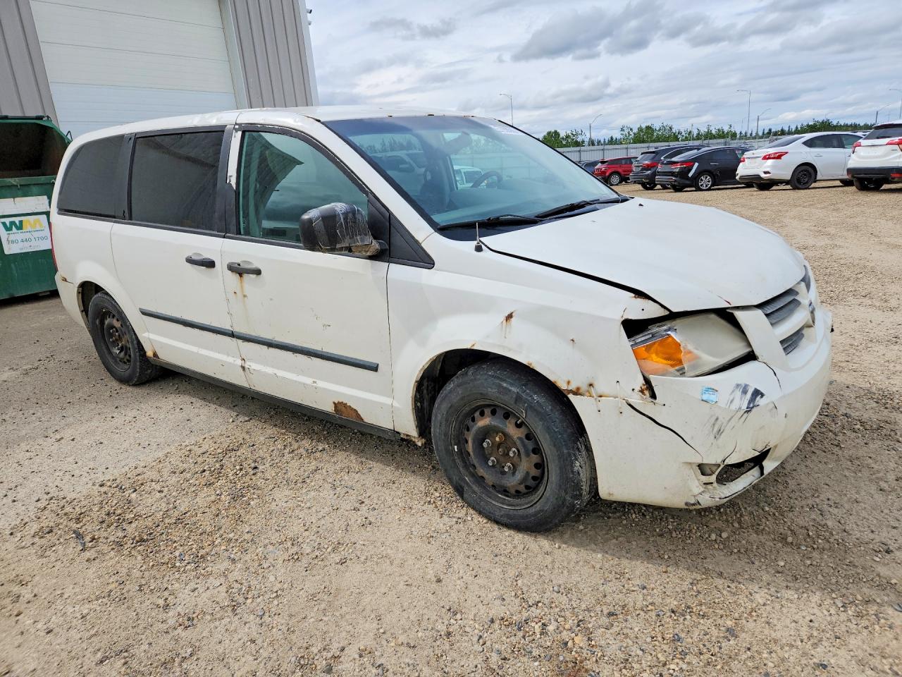 2008 Dodge Grand Caravan Se White vin: 1D8HN44H28B180465