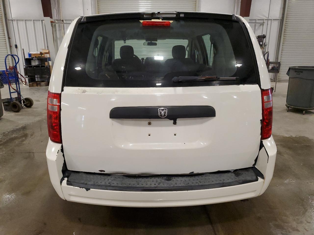 2008 Dodge Grand Caravan Se White vin: 1D8HN44H38B158622