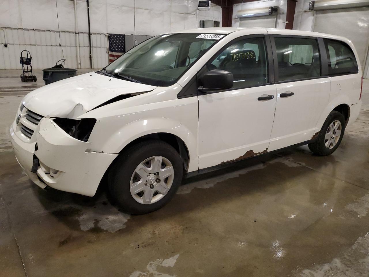 2008 Dodge Grand Caravan Se White vin: 1D8HN44H38B158622