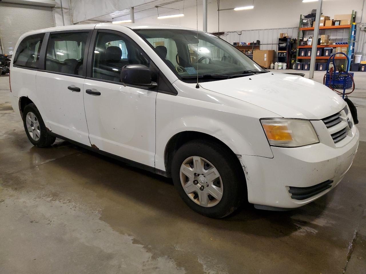 2008 Dodge Grand Caravan Se White vin: 1D8HN44H38B158622