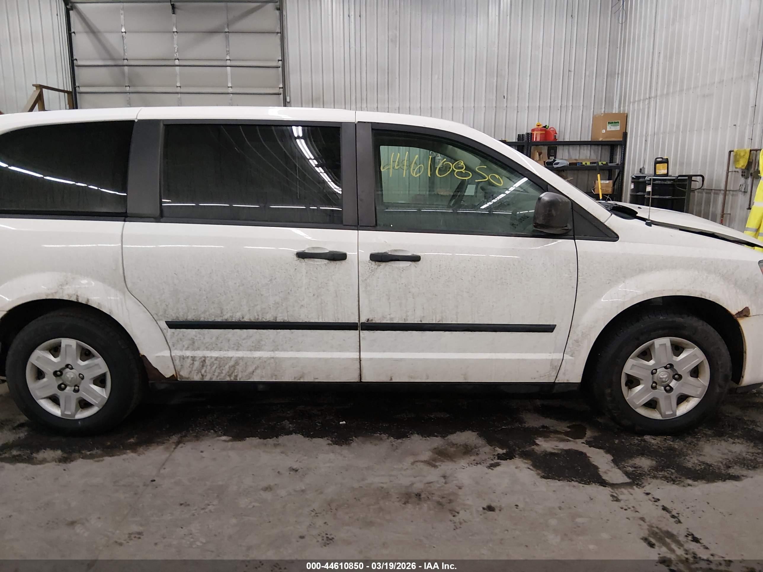 2008 Dodge Grand Caravan Se White vin: 1D8HN44H38B194875