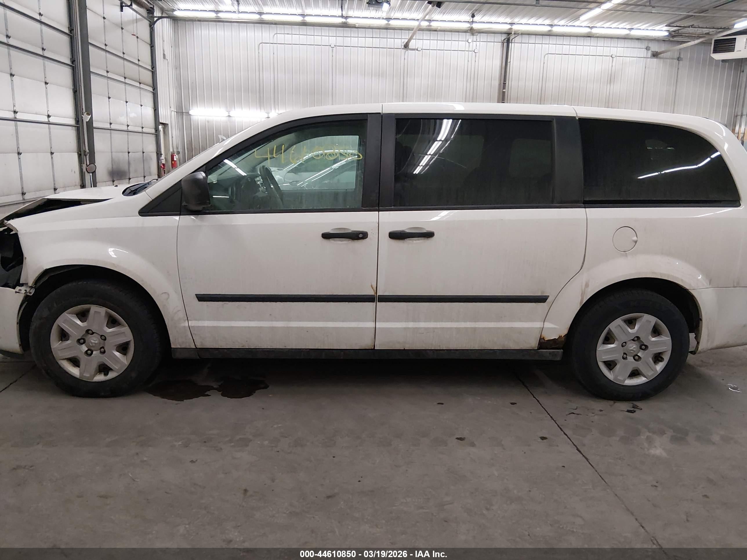2008 Dodge Grand Caravan Se White vin: 1D8HN44H38B194875